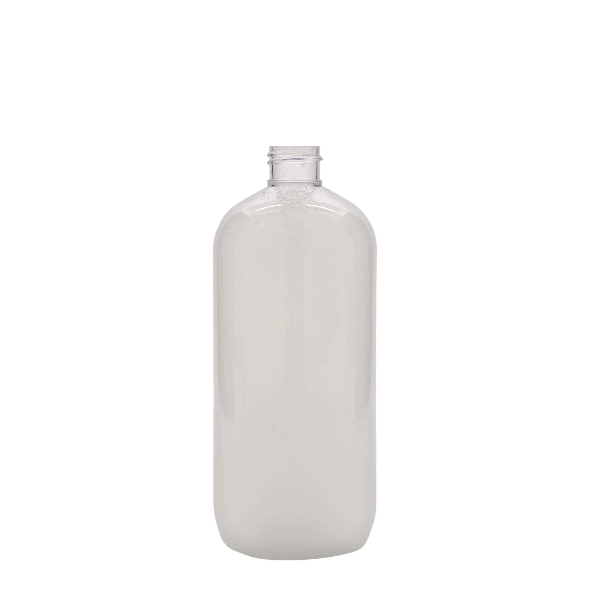 Petfles 'Boston', 500 ml, kunststof, monding: 24/410