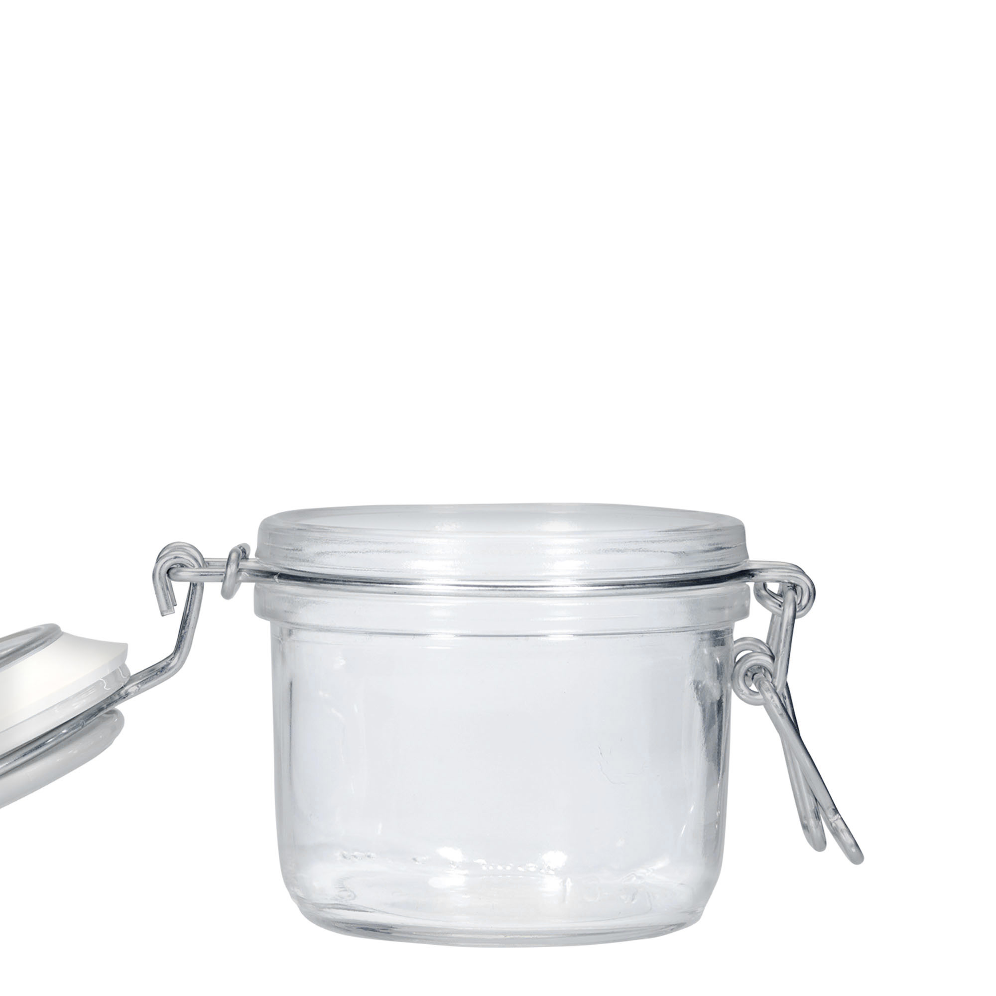 Pot met beugelsluiting 'Fido', 200 ml, blauw, monding: beugelsluiting