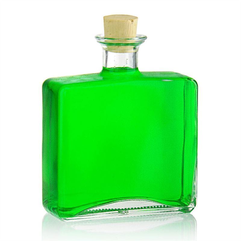 Bouteille en verre 500 ml 'Julia', rectangulaire, bouchage: bouchon Bouteille en verre 500 ml 'Julia', rectangulaire, bouchage: bouchon