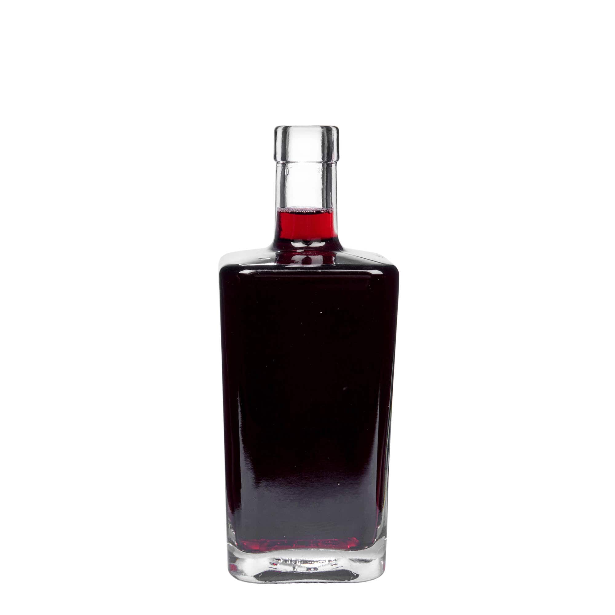Bouteille en verre 500 ml « Noël », carrée, bouchage: bouchon