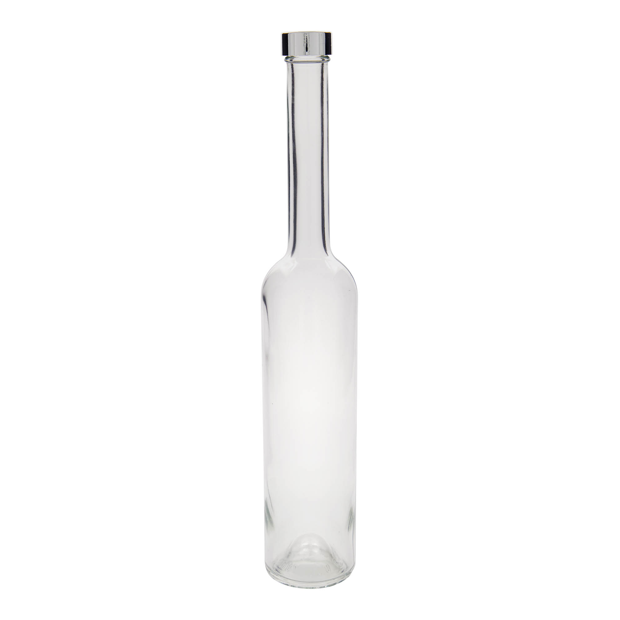 Glazen fles 'Platina', 500 ml, monding: GPI 28 Glazen fles 'Platina', 500 ml, monding: GPI 28