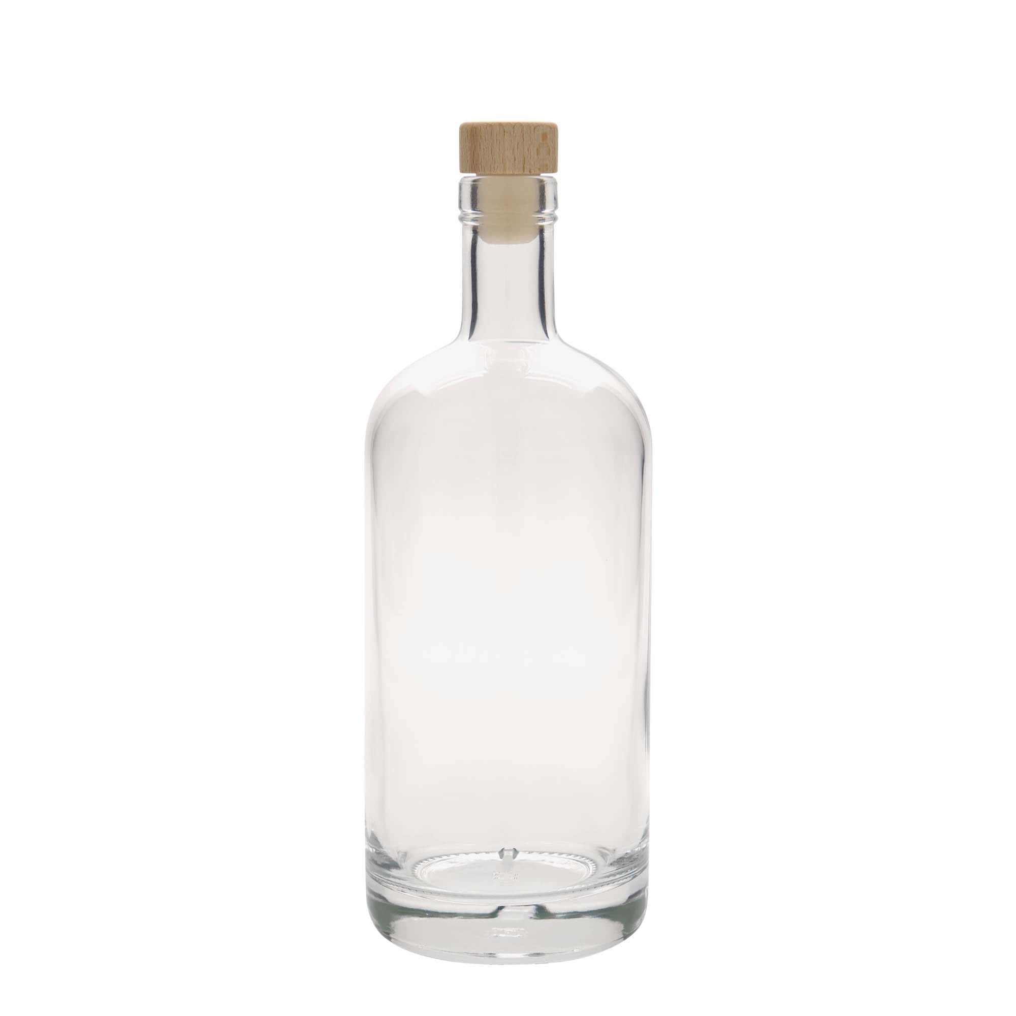 Glazen fles 'Linea Uno', 700 ml, monding: kurk