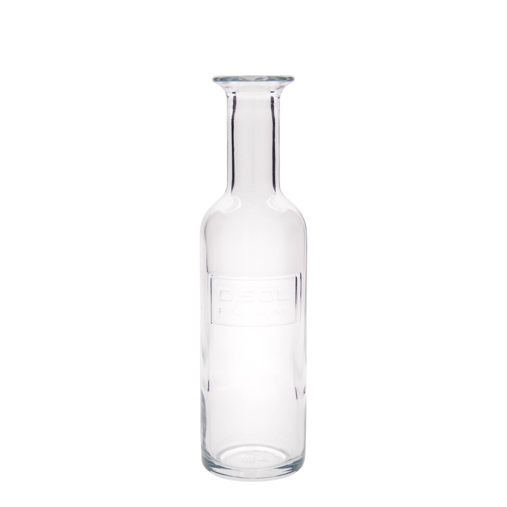 Glazen fles 'Optima Fine Wine', 500 ml, monding: kurk
