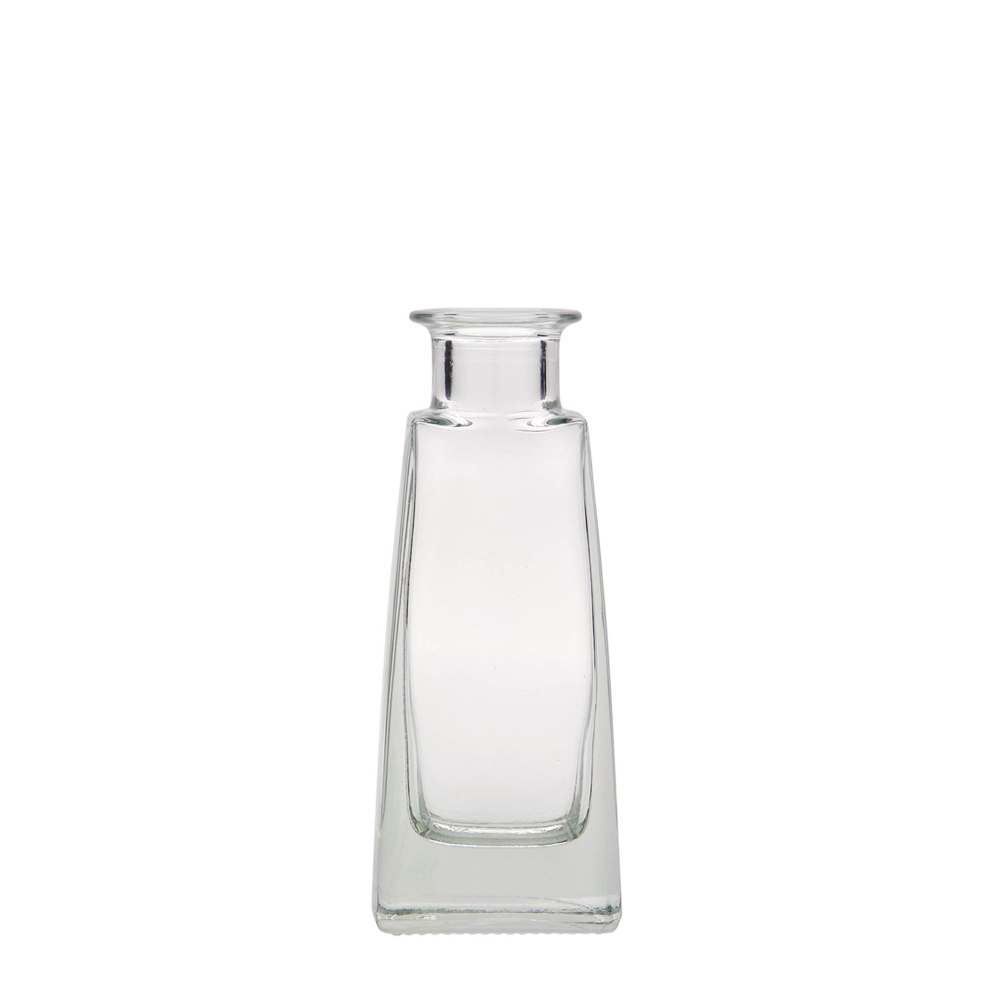 Bouteille en verre 100 ml 'Timmy', rectangulaire, bouchage: bouchon Bouteille en verre 100 ml 'Timmy', rectangulaire, bouchage: bouchon