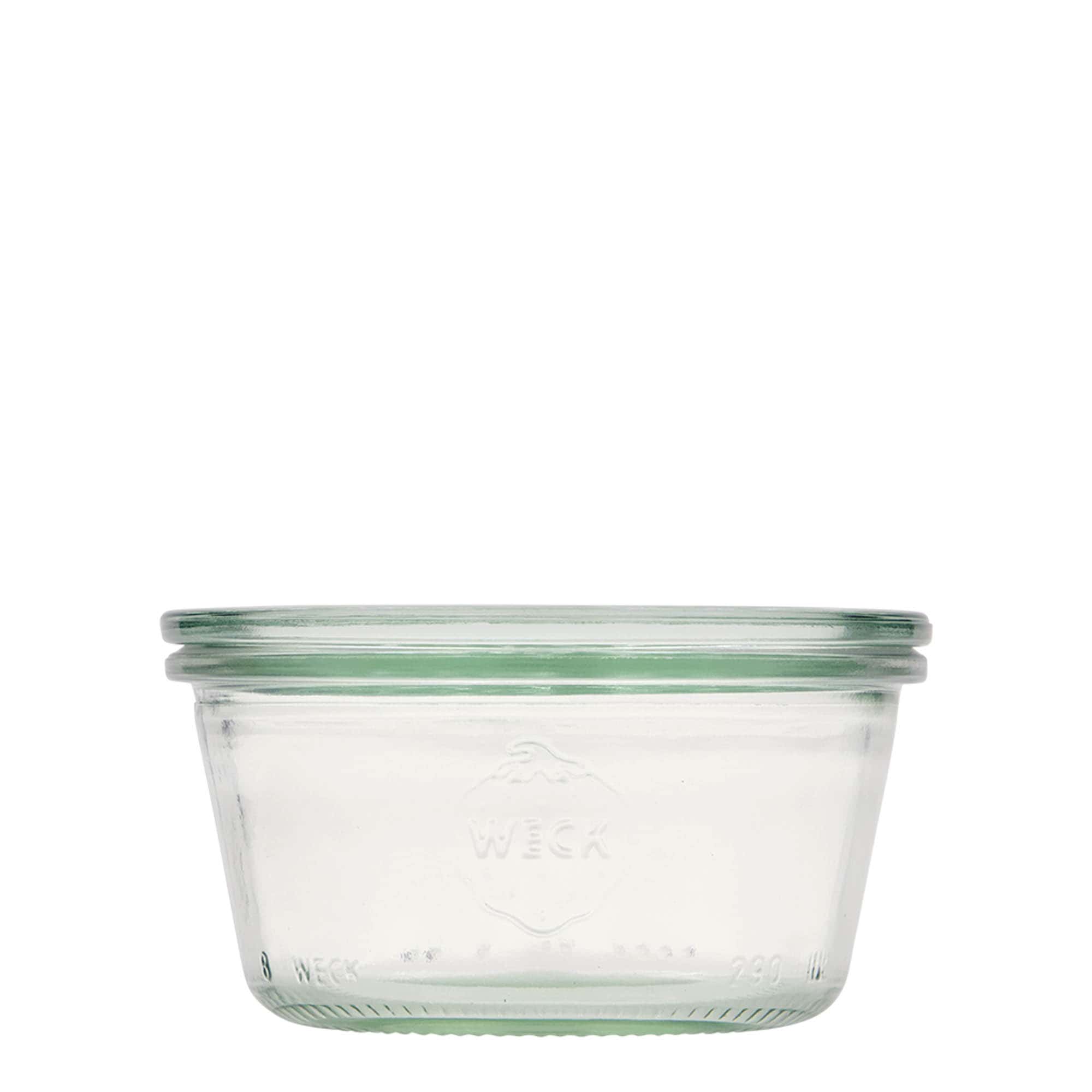 Verrine WECK 290 ml, bouchage: bords arrondis