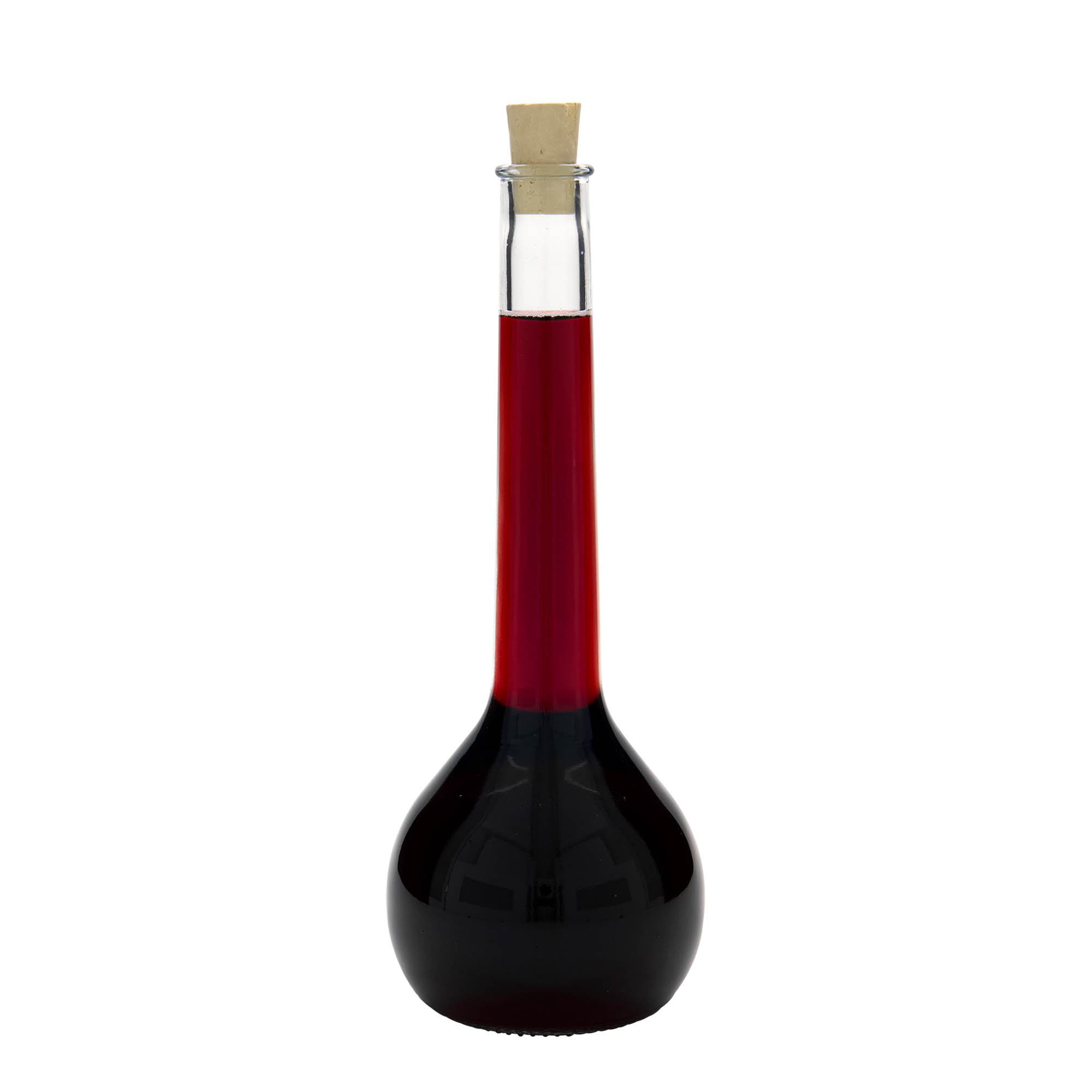 Glazen fles 'Tulipano', 500 ml, monding: kurk Glazen fles 'Tulipano', 500 ml, monding: kurk