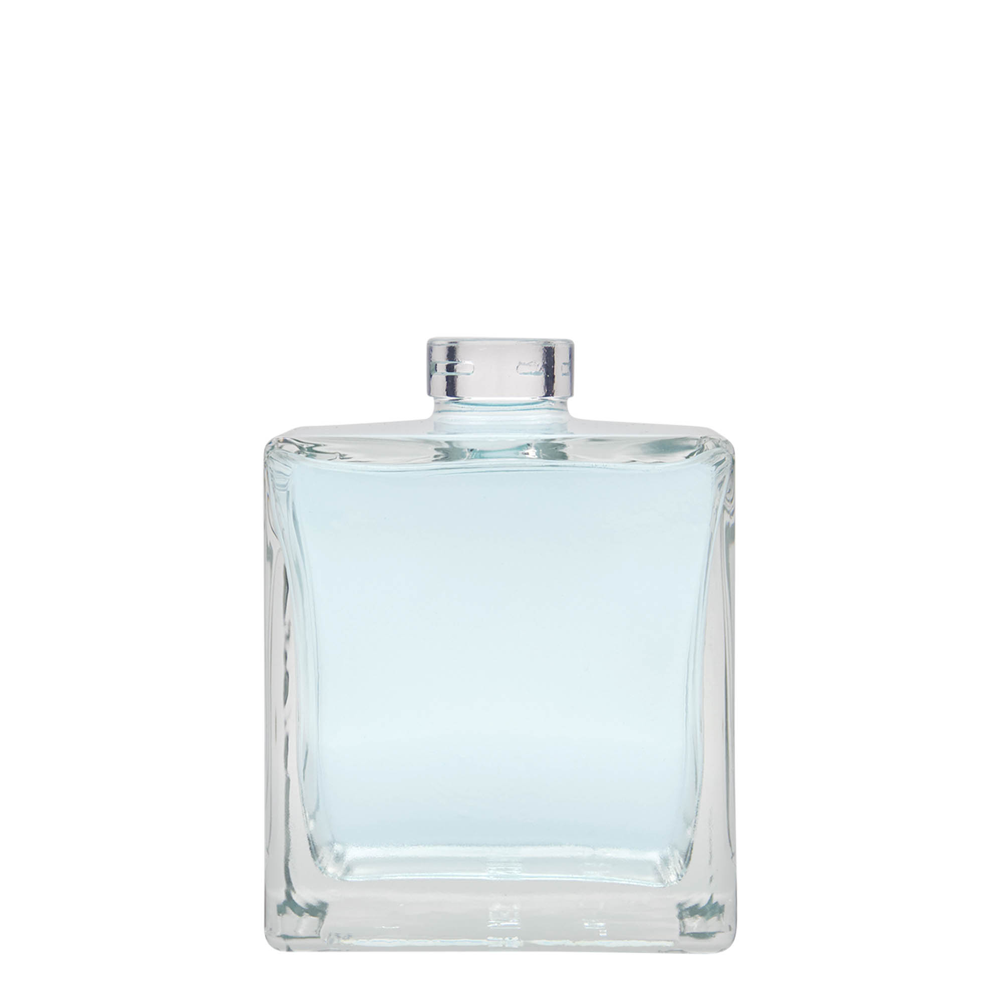 Bouteille en verre 500 ml 'Cube', carrée, bouchage: bouchon Bouteille en verre 500 ml 'Cube', carrée, bouchage: bouchon