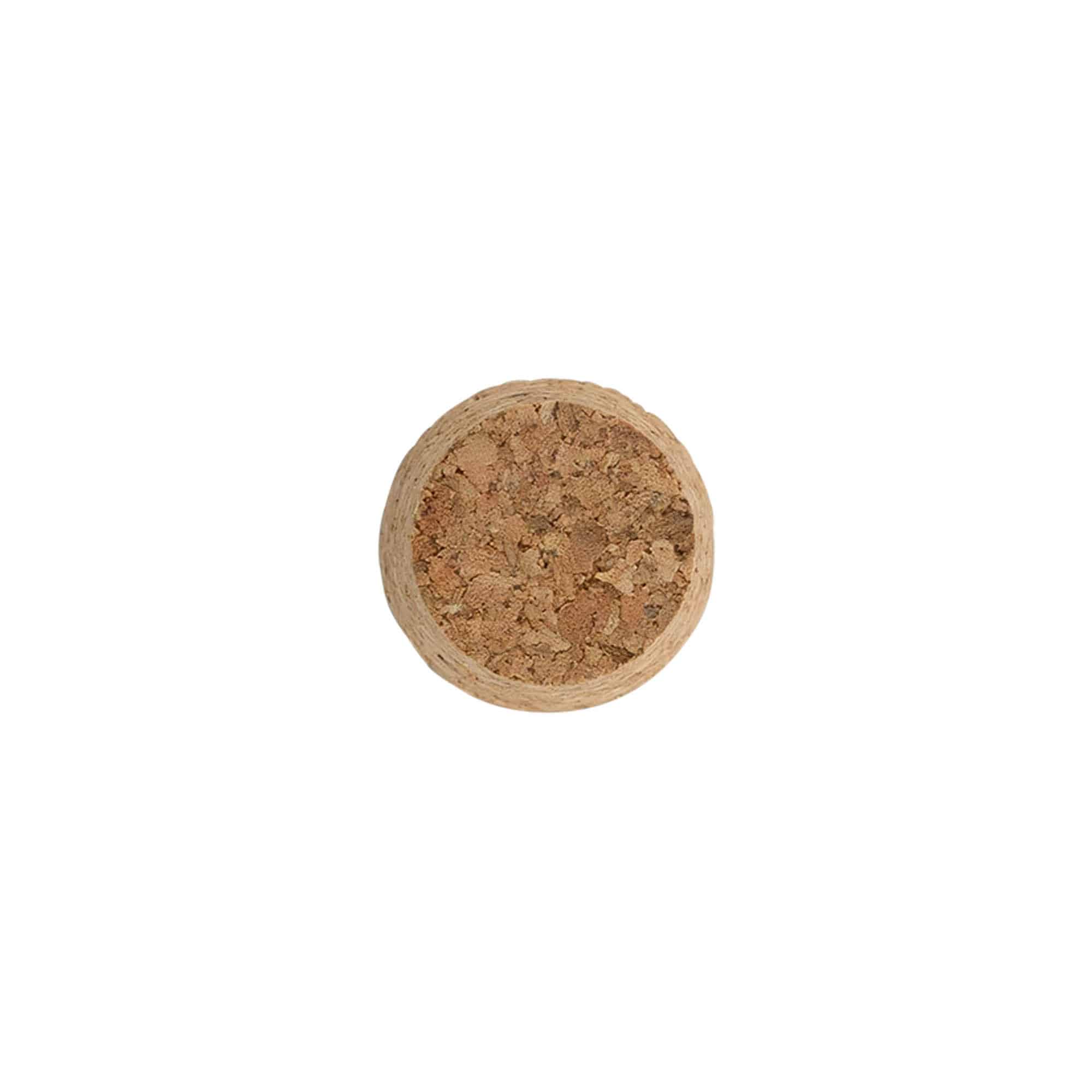 Conische kurk 21-26 x 27, perskurk, beige, voor monding: kurk