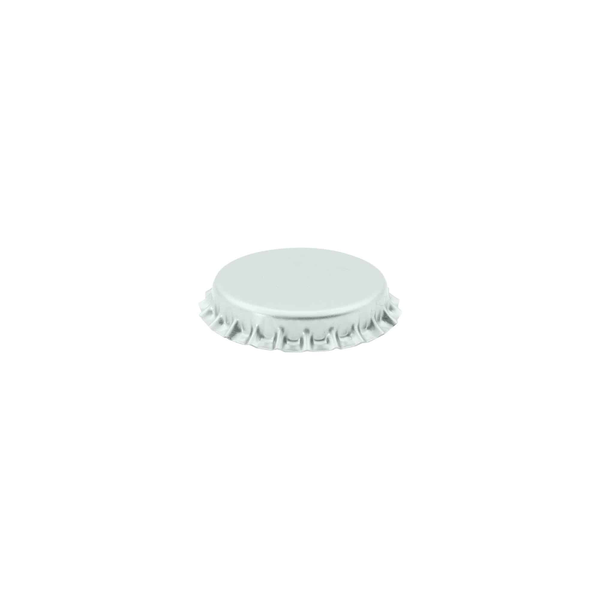 Capsules couronnes 29 mm, métal, argenté Capsules couronnes 29 mm, métal, argenté