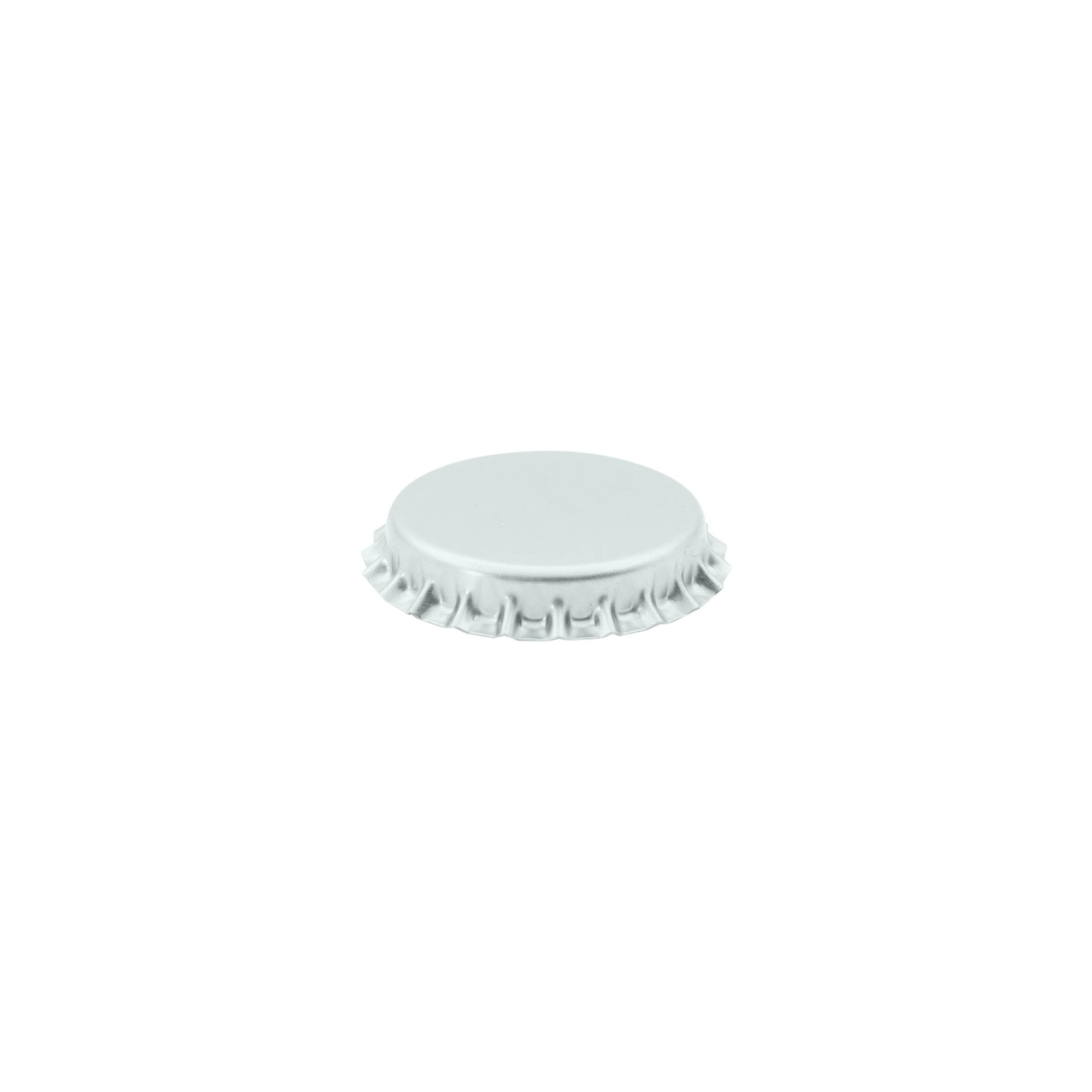 Kroonkurk, 29 mm, metaal, zilver Kroonkurk, 29 mm, metaal, zilver