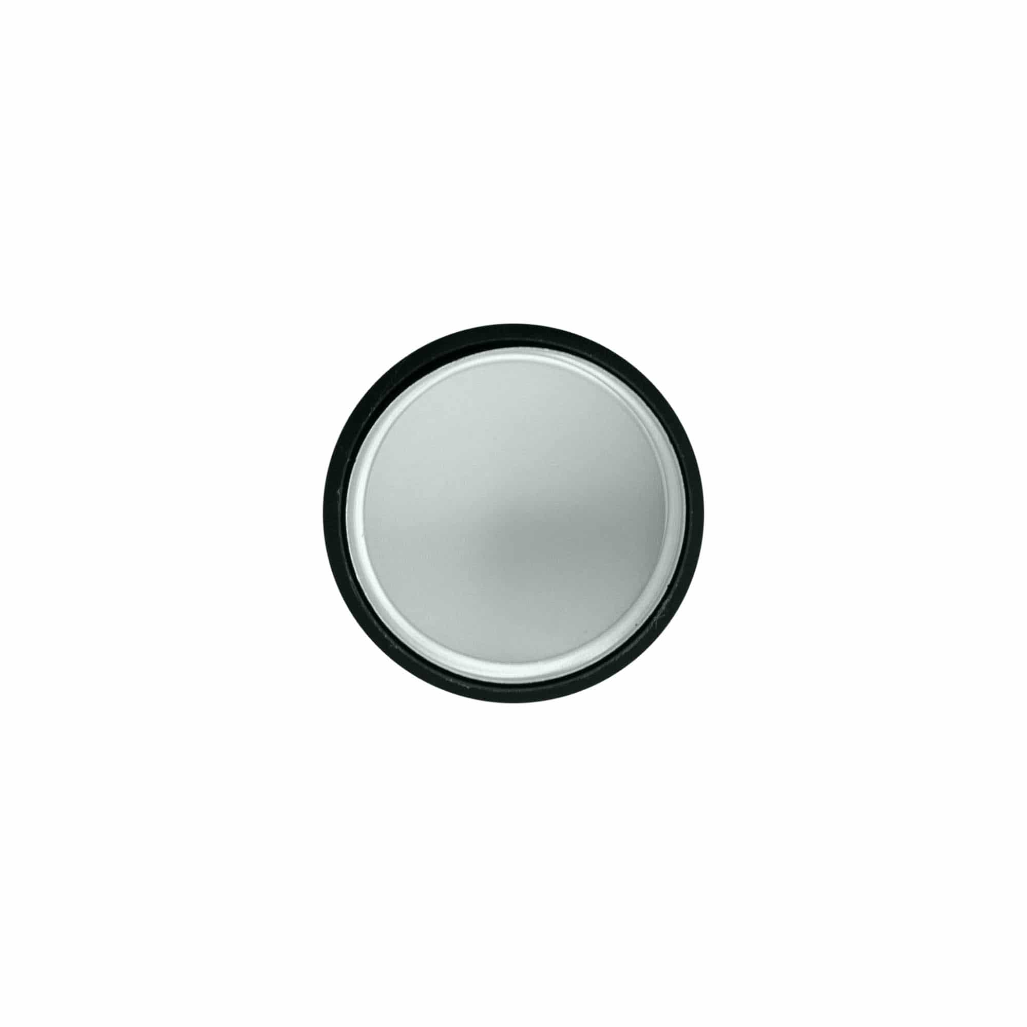 Schroefsluiting, ABS-kunststof, zilver, voor monding: GPI 28/400