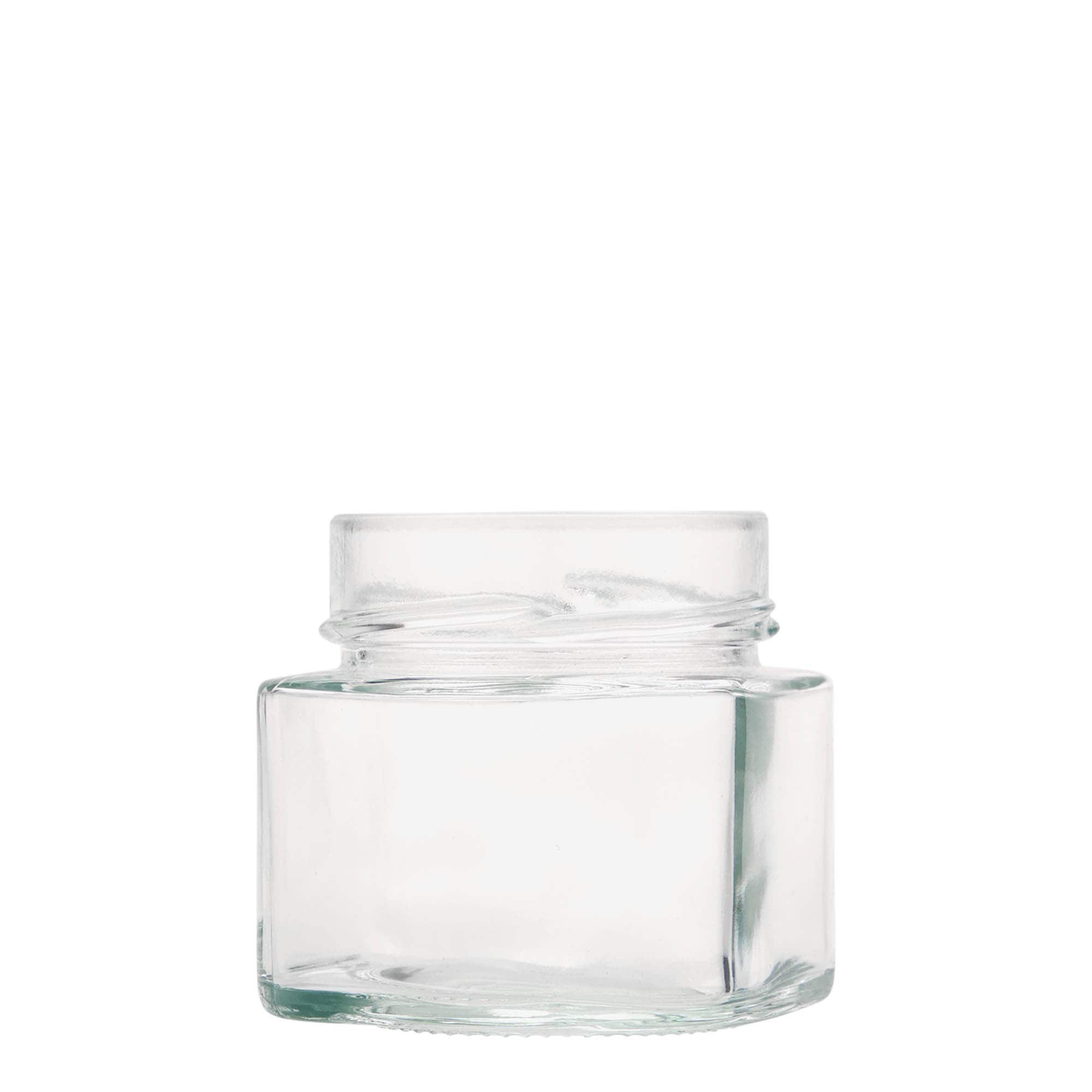 Bocal carré 212 ml « Kimba », bouchage: Extra-Deep-Twist-Off (EDTO 70)