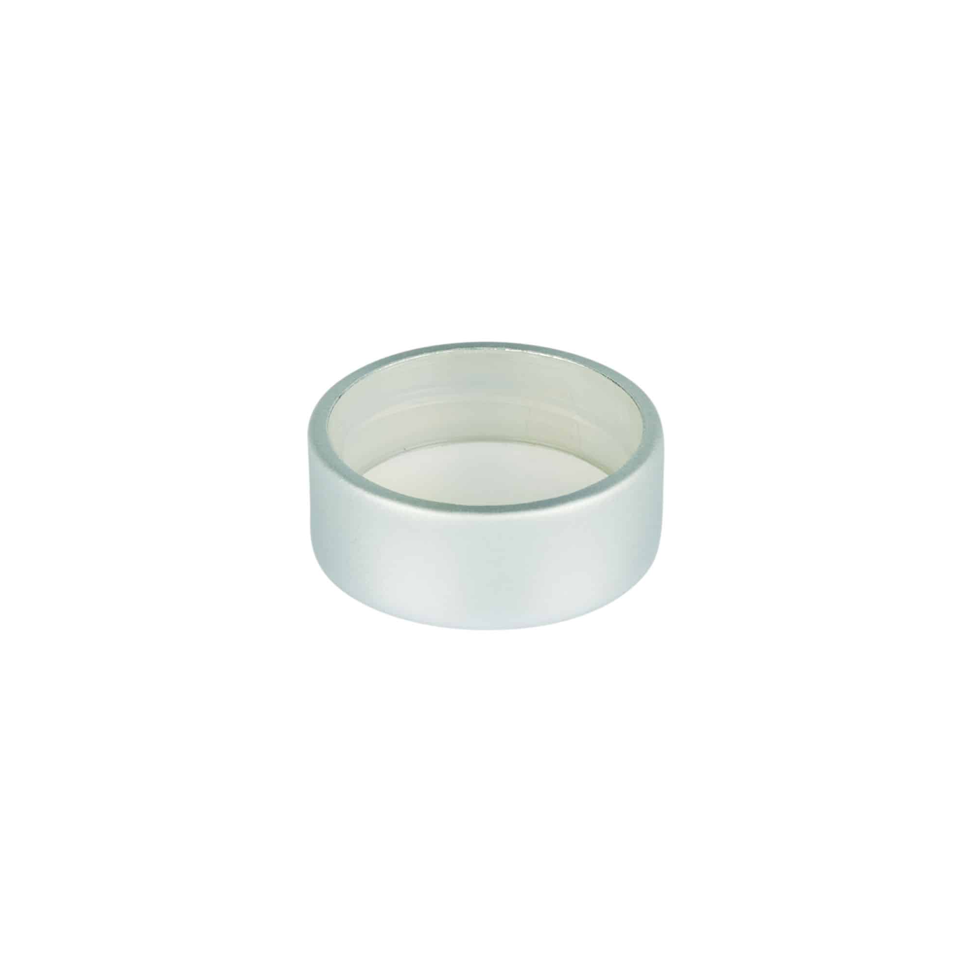Schroefdop, metaal, zilver, voor opening: GPI 28/400