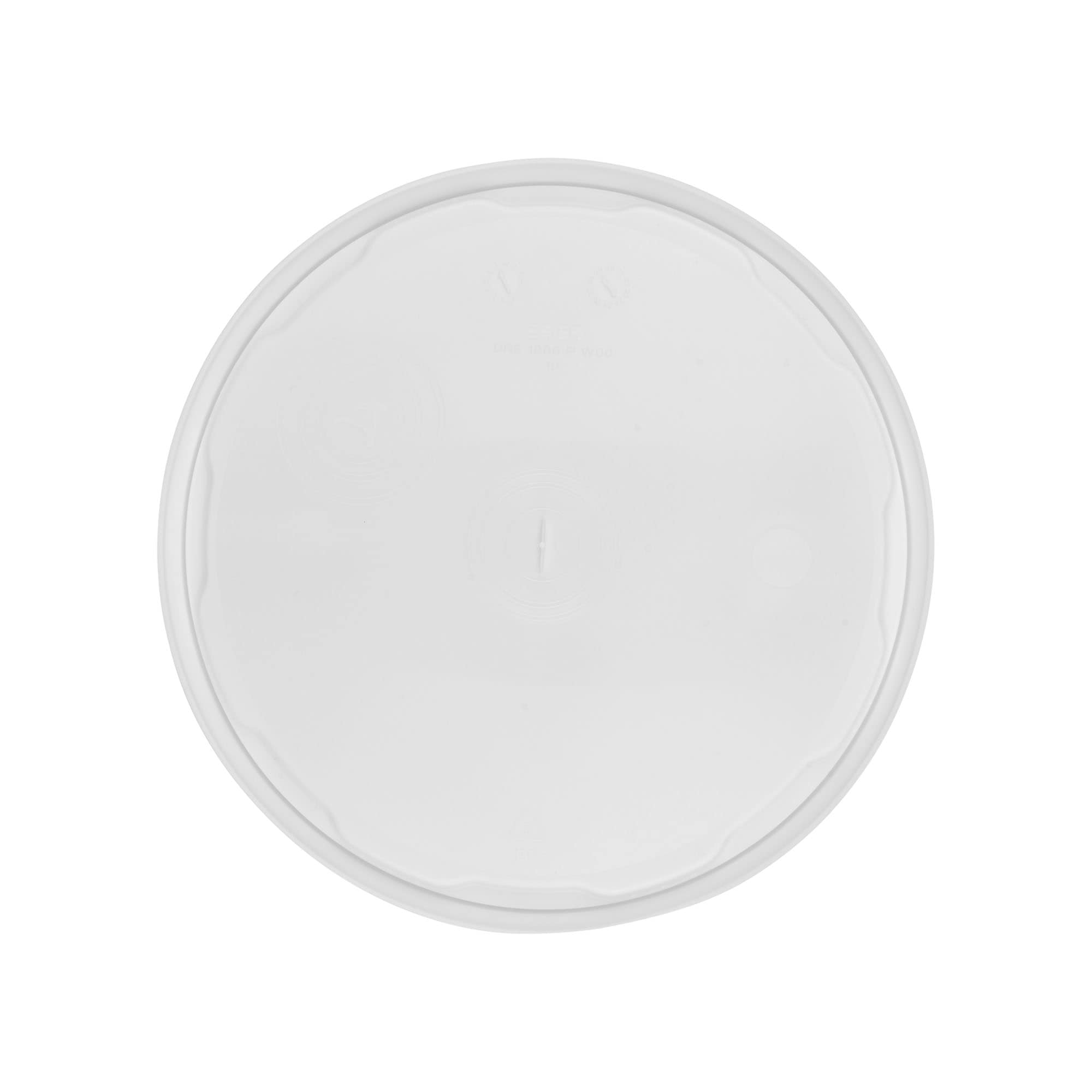 Couvercle pour seau 10 l, plastique PP, blanc