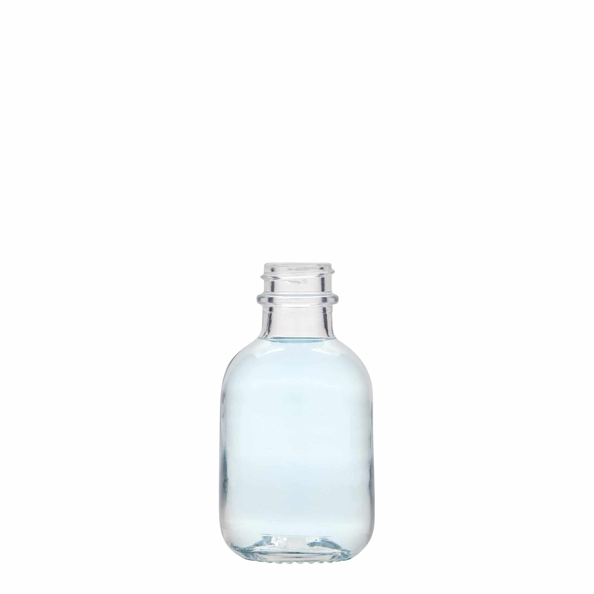 Glazen fles 'Lotto', 50 ml, monding: GPI 22