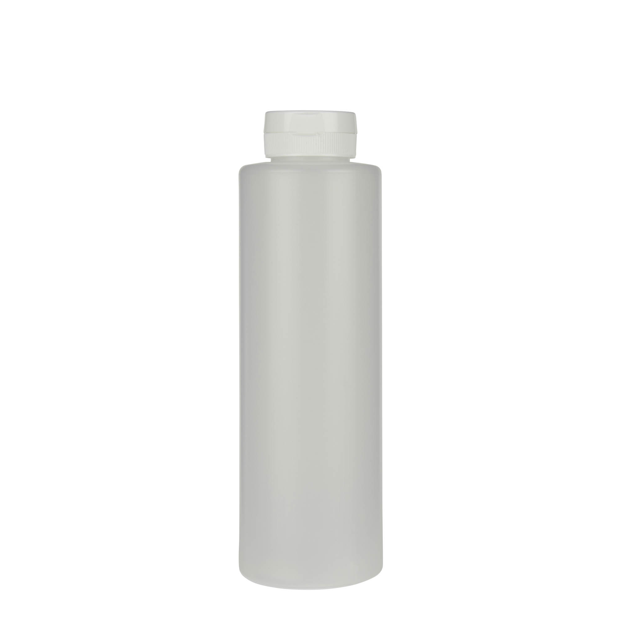Sausfles, 500 ml, LDPE-kunststof, naturel, monding: 38/400 Sausfles, 500 ml, LDPE-kunststof, naturel, monding: 38/400