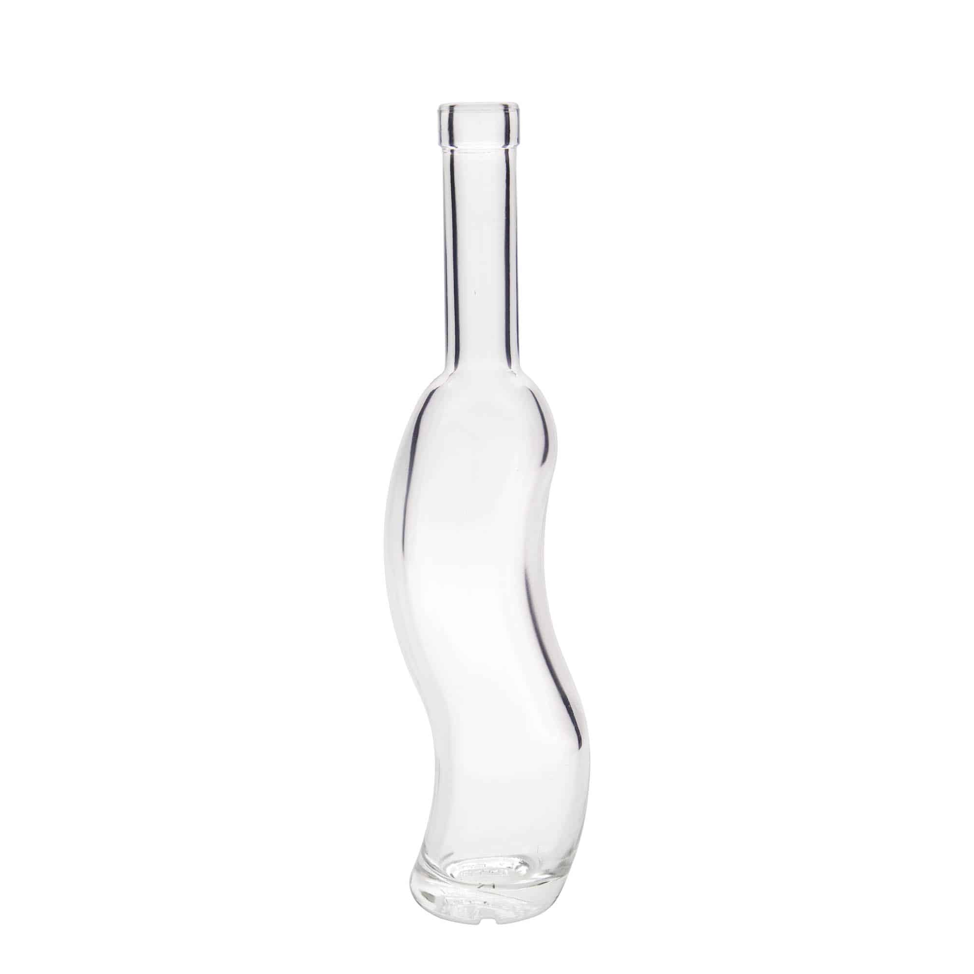 Glazen fles 'La-Ola', 350 ml, halfrond, monding: kurk Glazen fles 'La-Ola', 350 ml, halfrond, monding: kurk