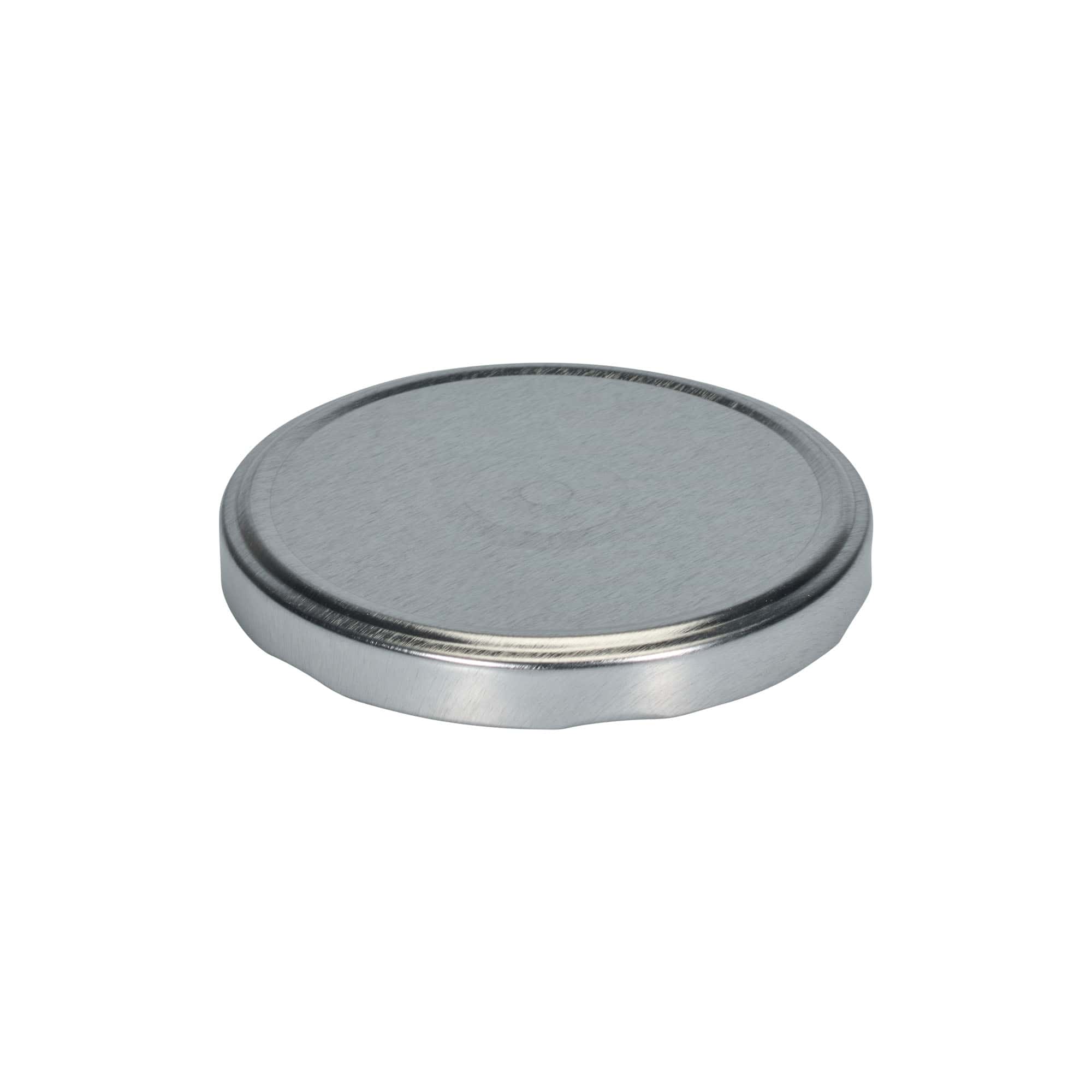 Twist-off deksel, blik, zilver, voor monding: TO 100