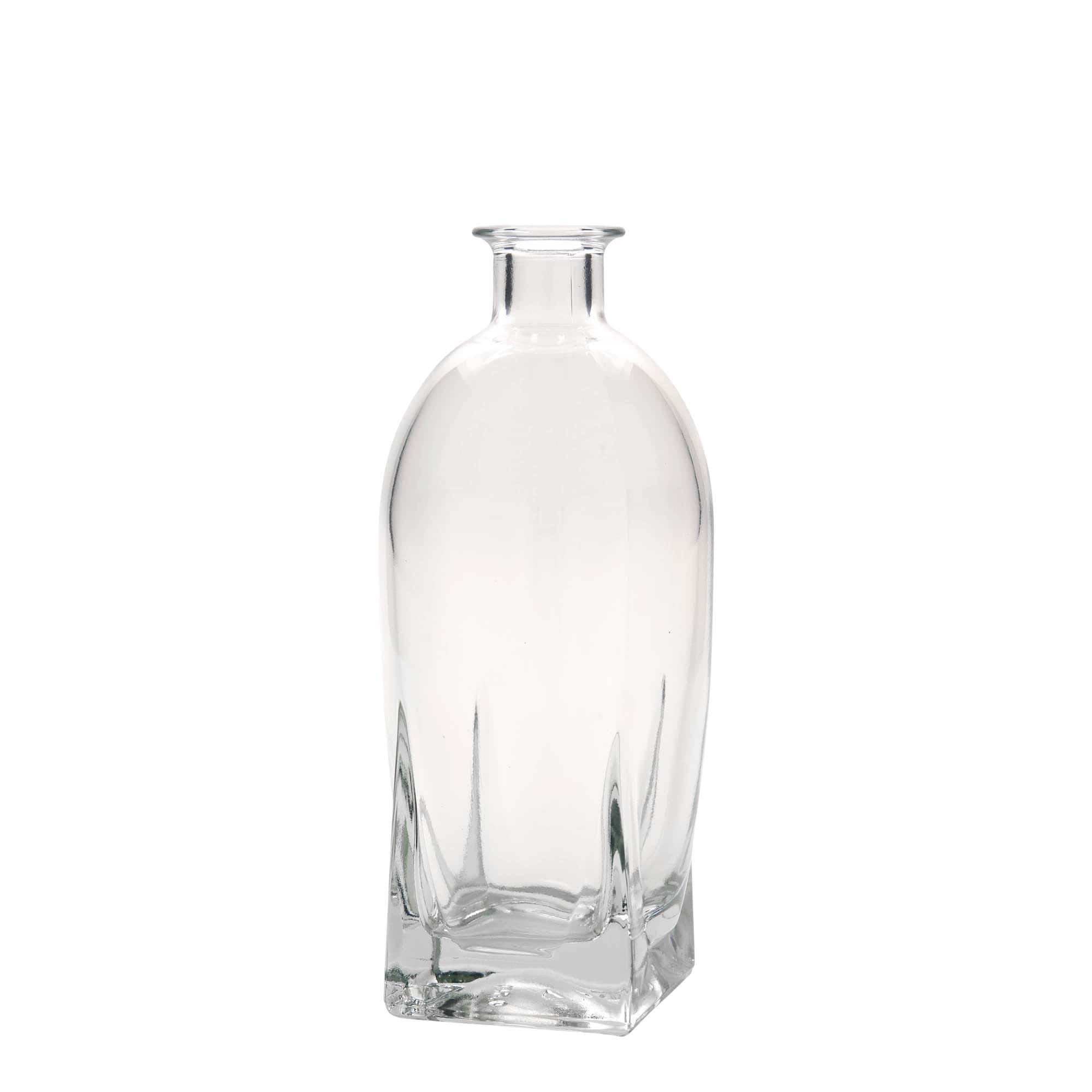 Bouteille en verre 500 ml 'Zino', carrée, bouchage: bouchon Bouteille en verre 500 ml 'Zino', carrée, bouchage: bouchon