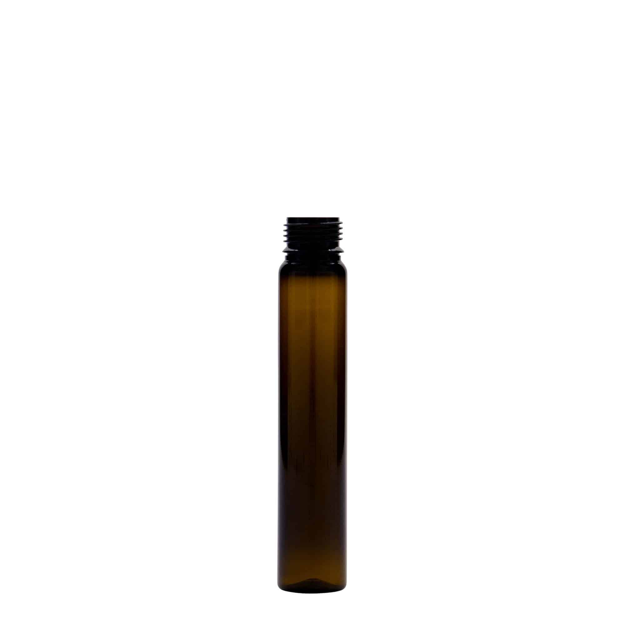 Éprouvette en PET 25 ml, plastique, blanc, bouchage: Bougage à vis