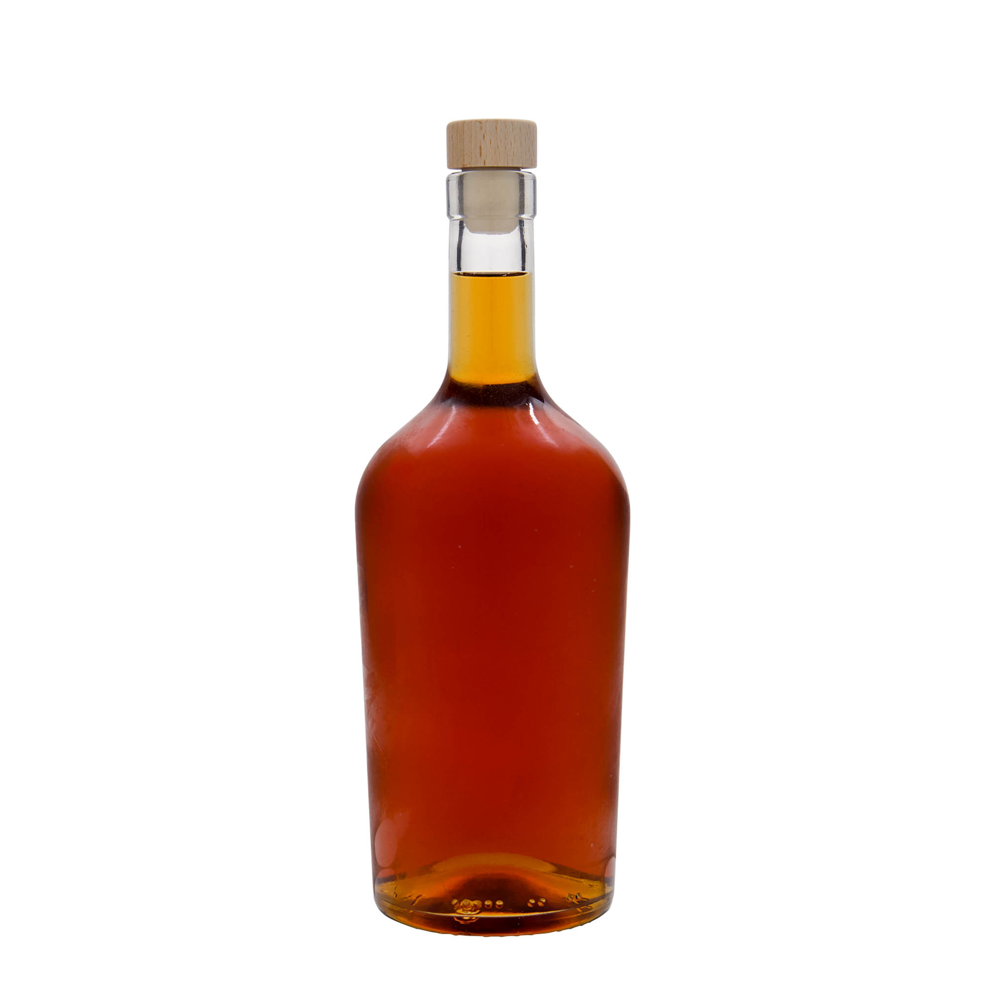 Glazen fles 'Margarethe', 700 ml, monding: kurk Glazen fles 'Margarethe', 700 ml, monding: kurk