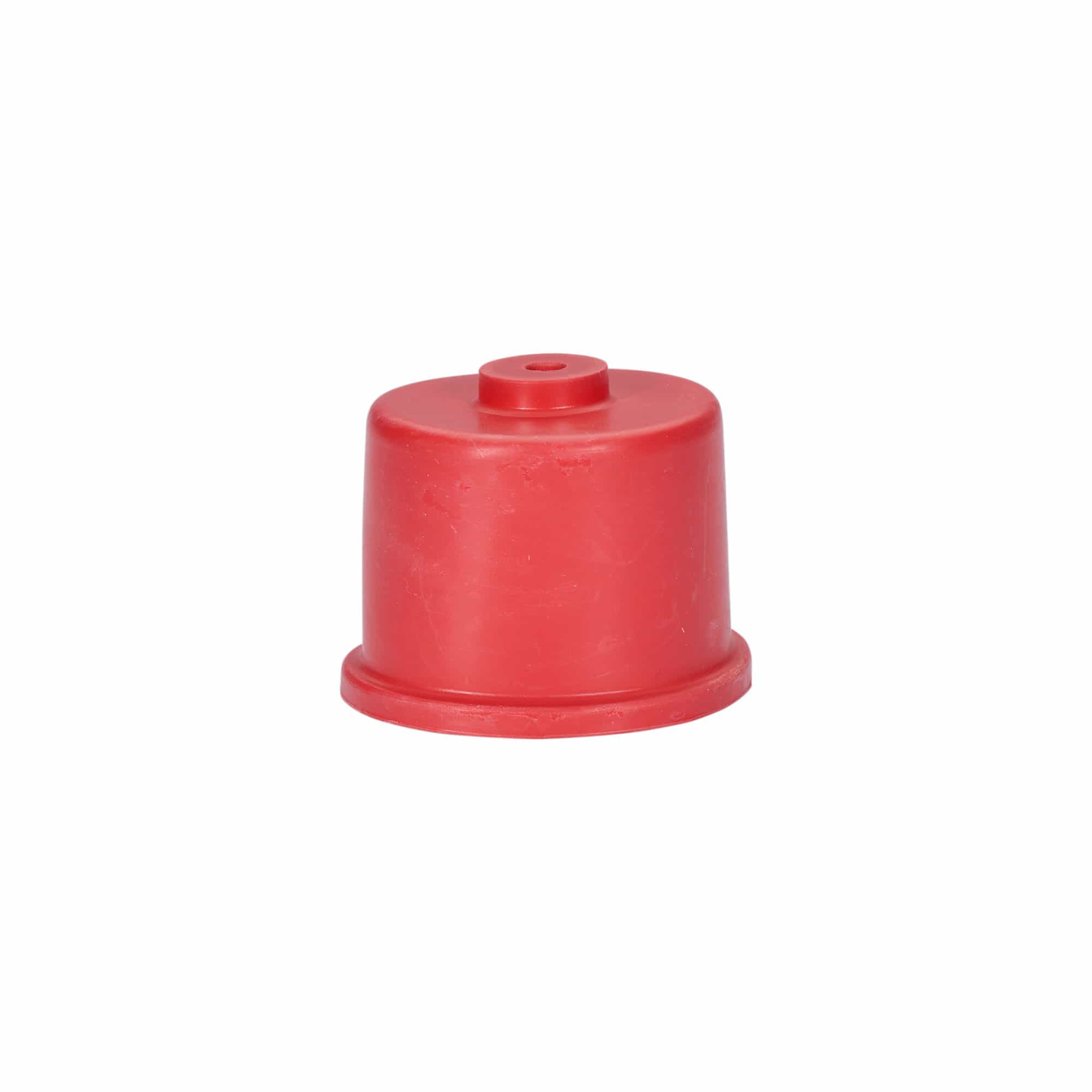 Capsule de foulage type 5, caoutchouc, rouge