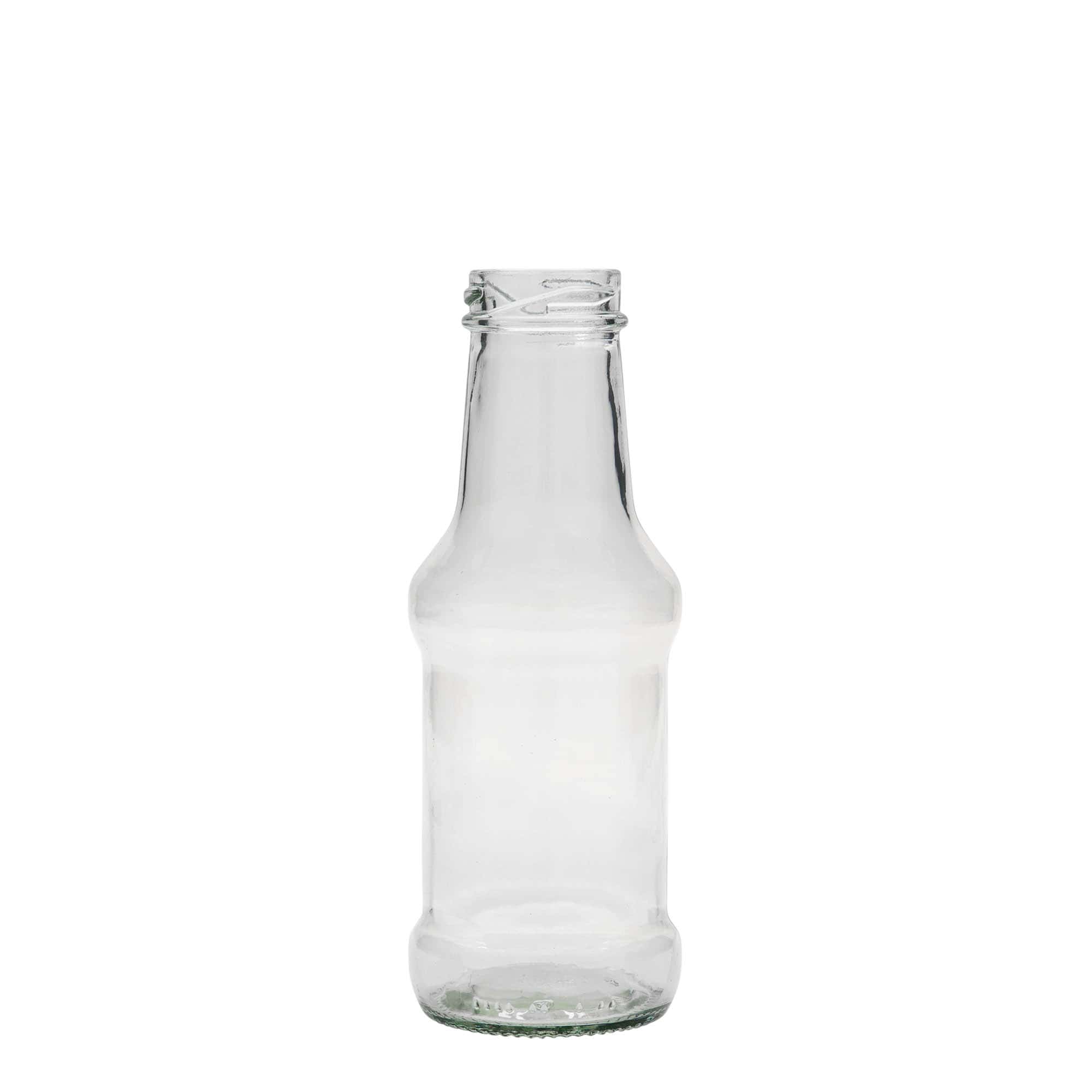 Flacon à sauce 250 ml, verre, bouchage: Twist-Off (TO 38)