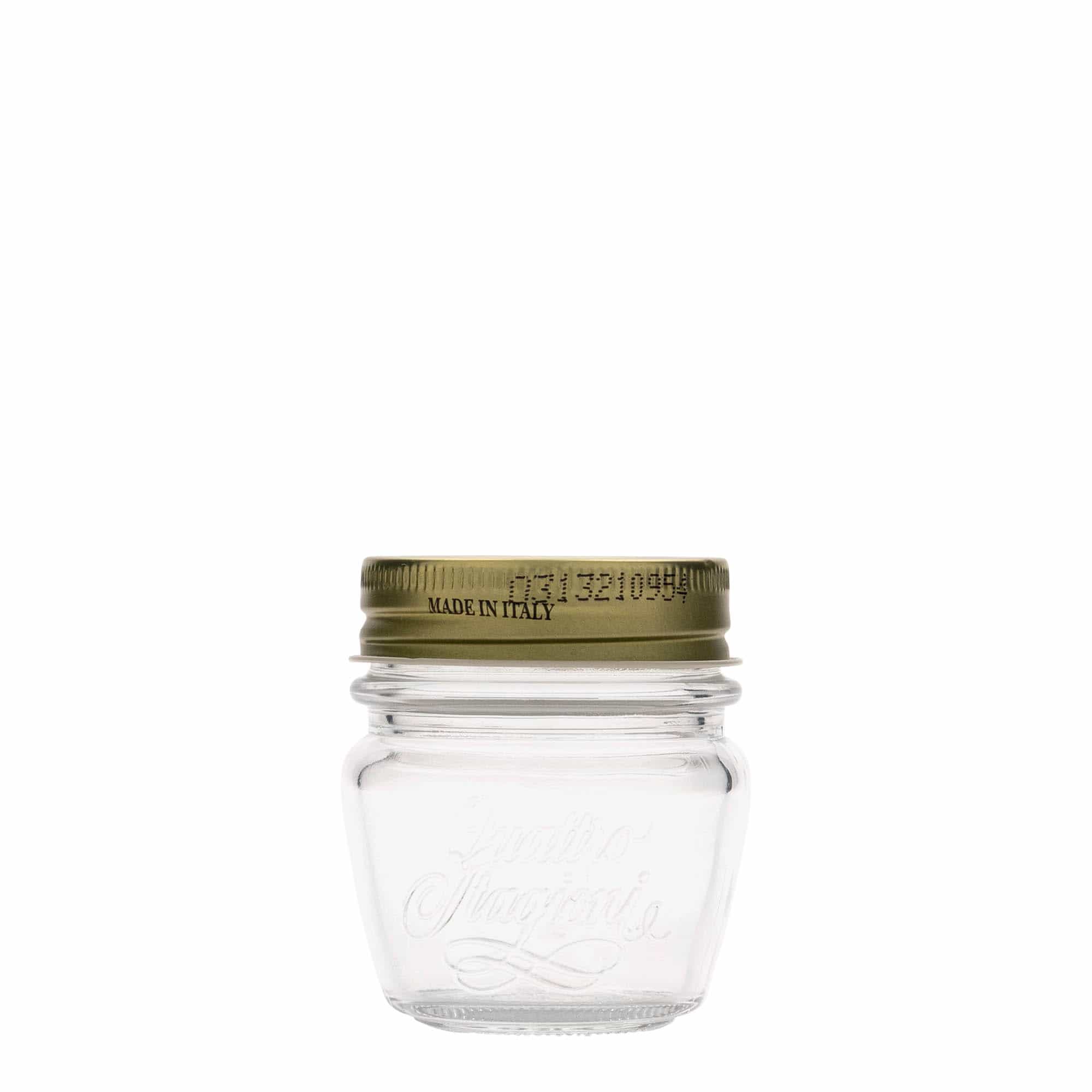 Bocal décoratif 80 ml 'Quattro Stagioni', bouchage: Bougage à vis