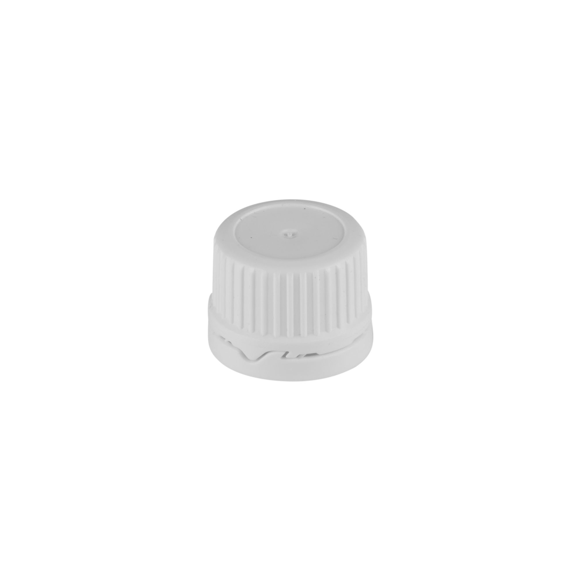 Bouchon à vis avec anneau verseur, plastique PE blanc, pour goulot : DIN 22 Bouchon à vis avec anneau verseur, plastique PE blanc, pour goulot : DIN 22