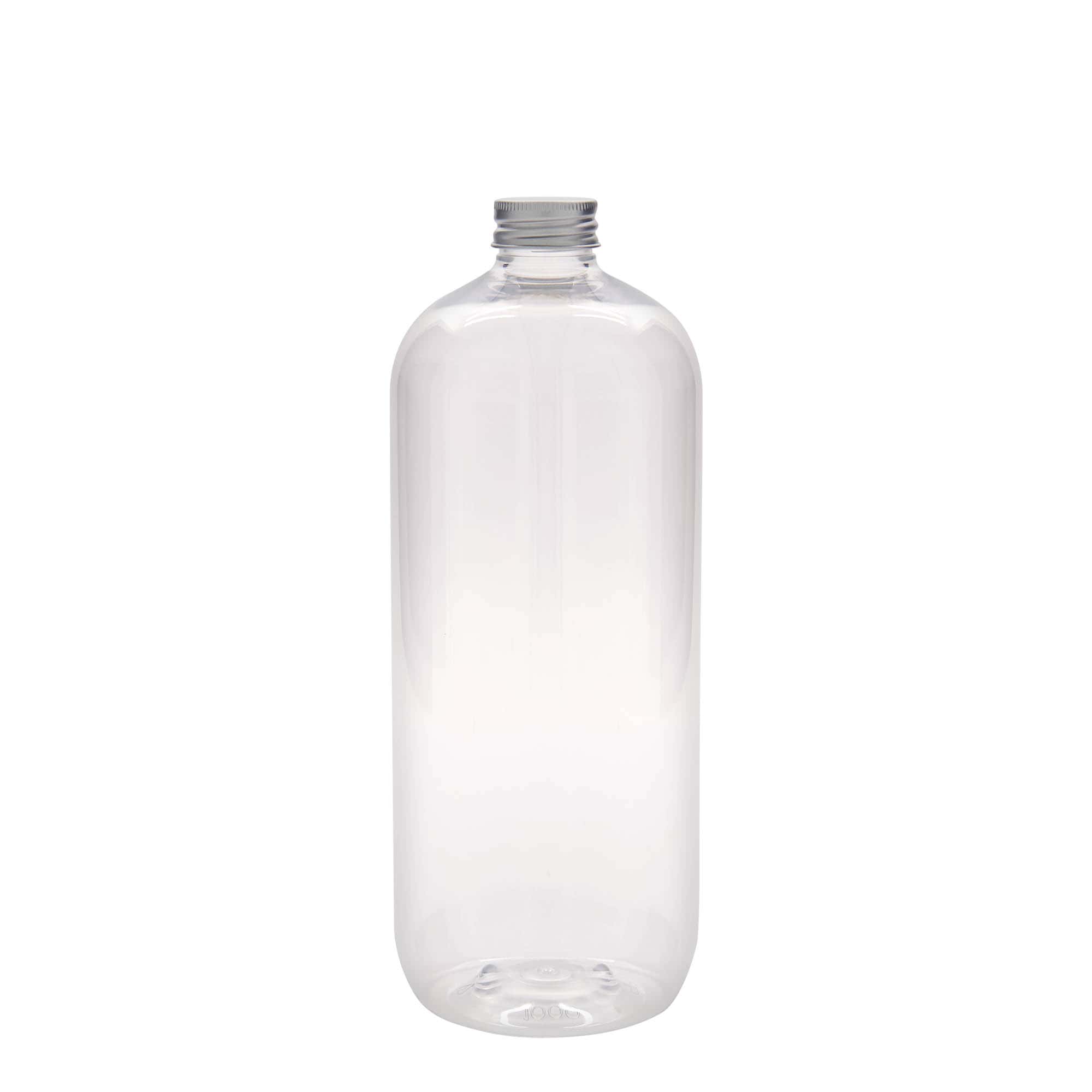 Bouteille en PET 1 000 ml 'Boston', plastique, bouchage: GPI 28/410
