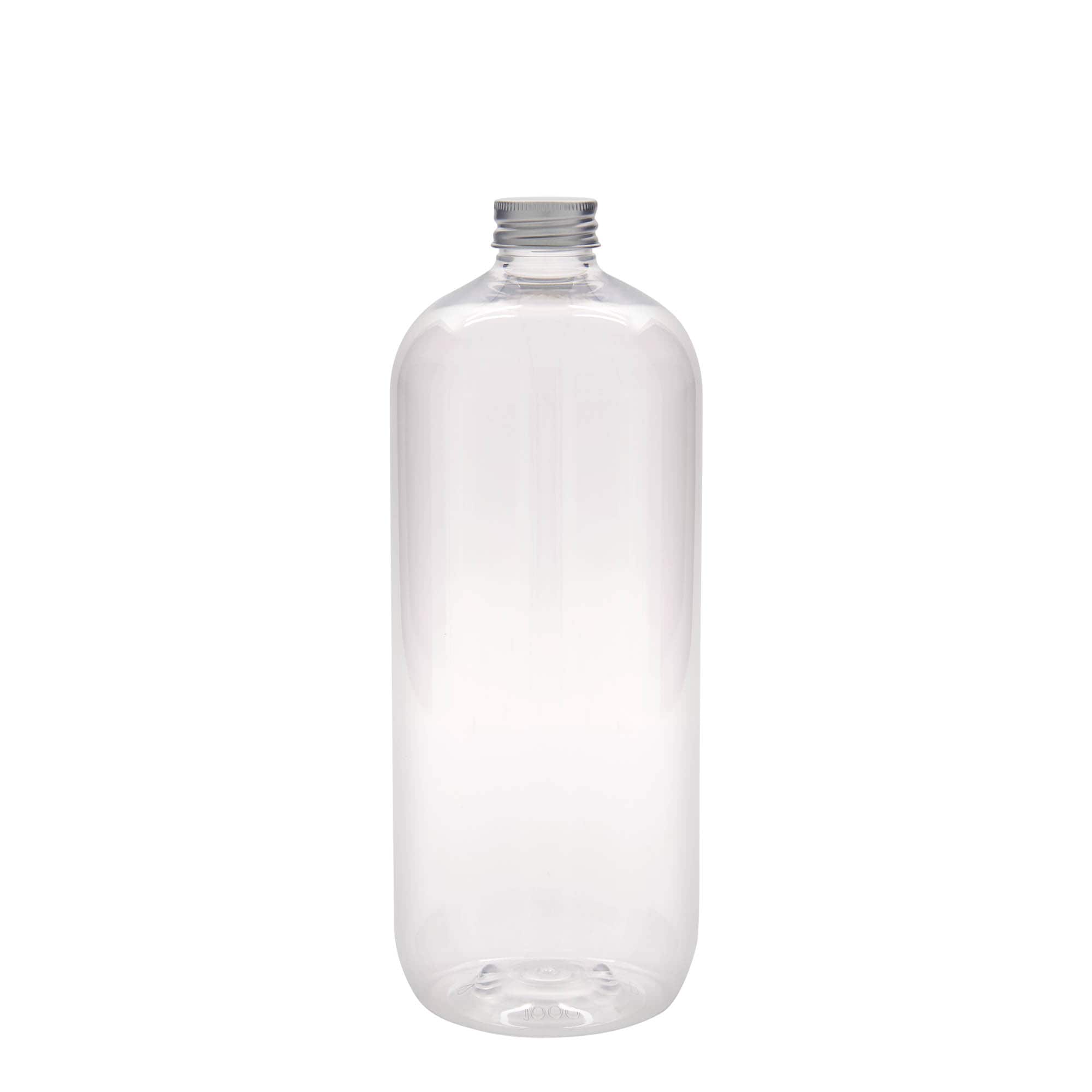 Petfles 'Boston', 1000 ml, kunststof, monding: 28/410