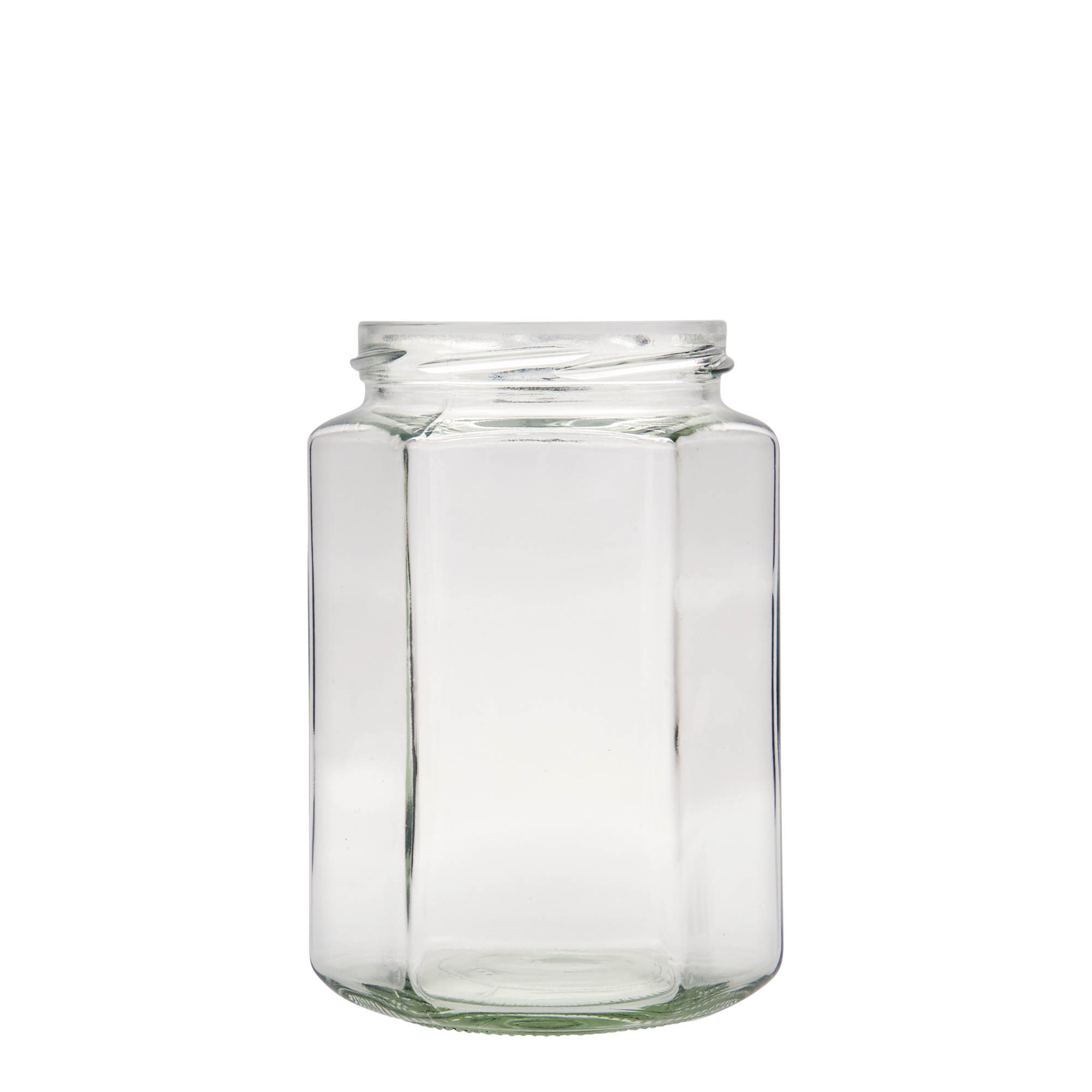 Bocal hexagonal 770 ml, bouchage: Twist-Off (TO 82) Bocal hexagonal 770 ml, bouchage: Twist-Off (TO 82)