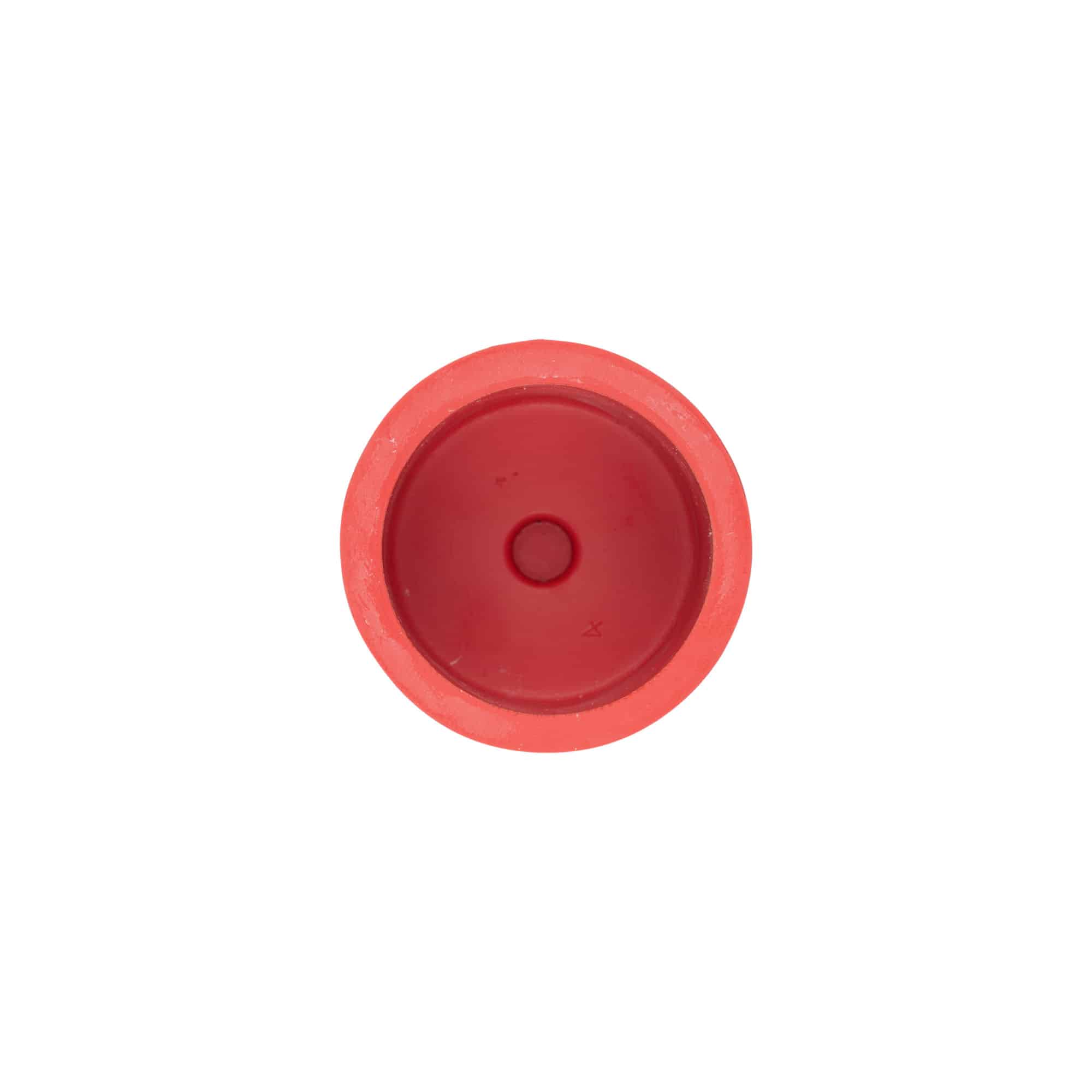 Capsule de fermentation type 4, caoutchouc, rouge