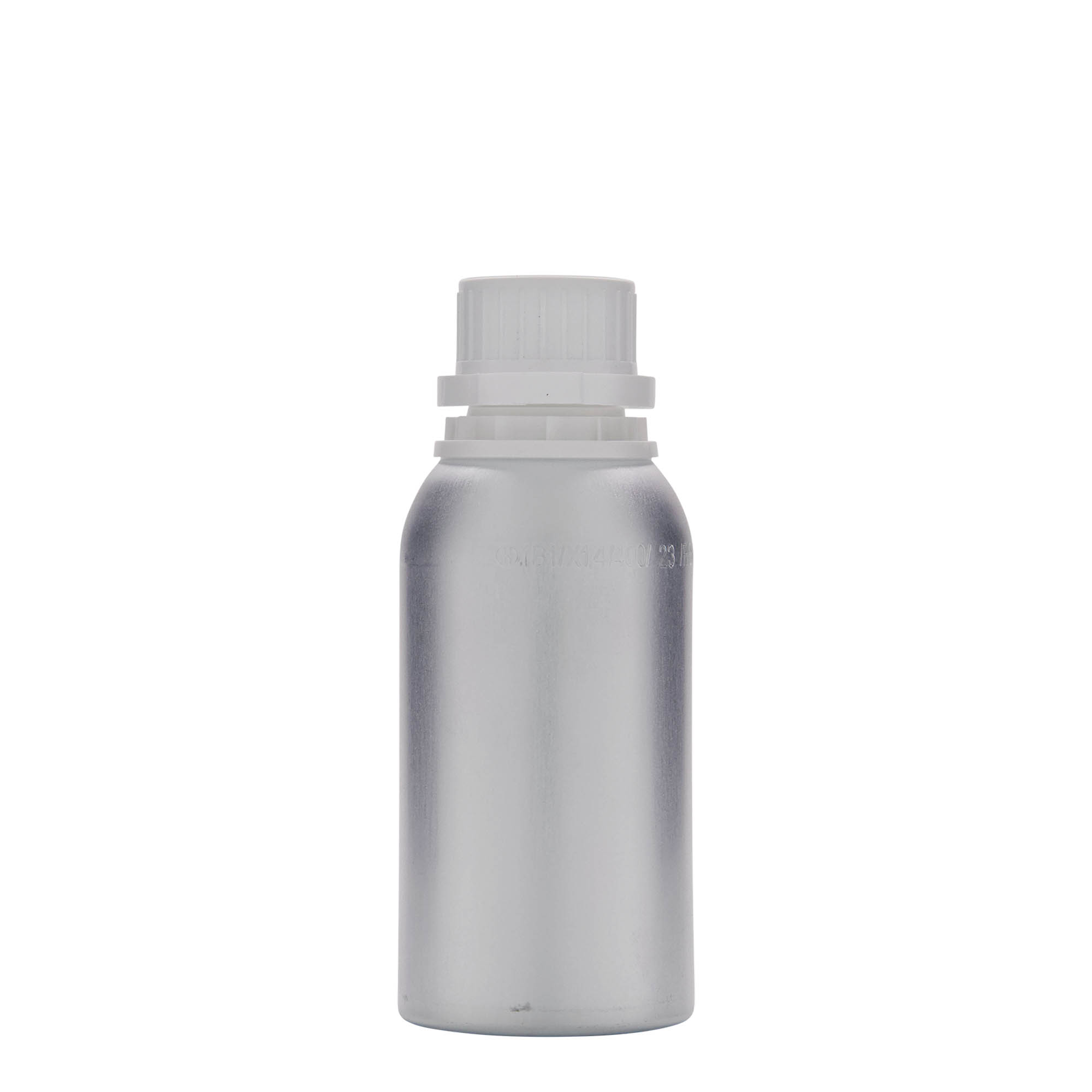 Aluminium fles, 275 ml, metaal, zilver, monding: DIN 32 Aluminium fles, 275 ml, metaal, zilver, monding: DIN 32