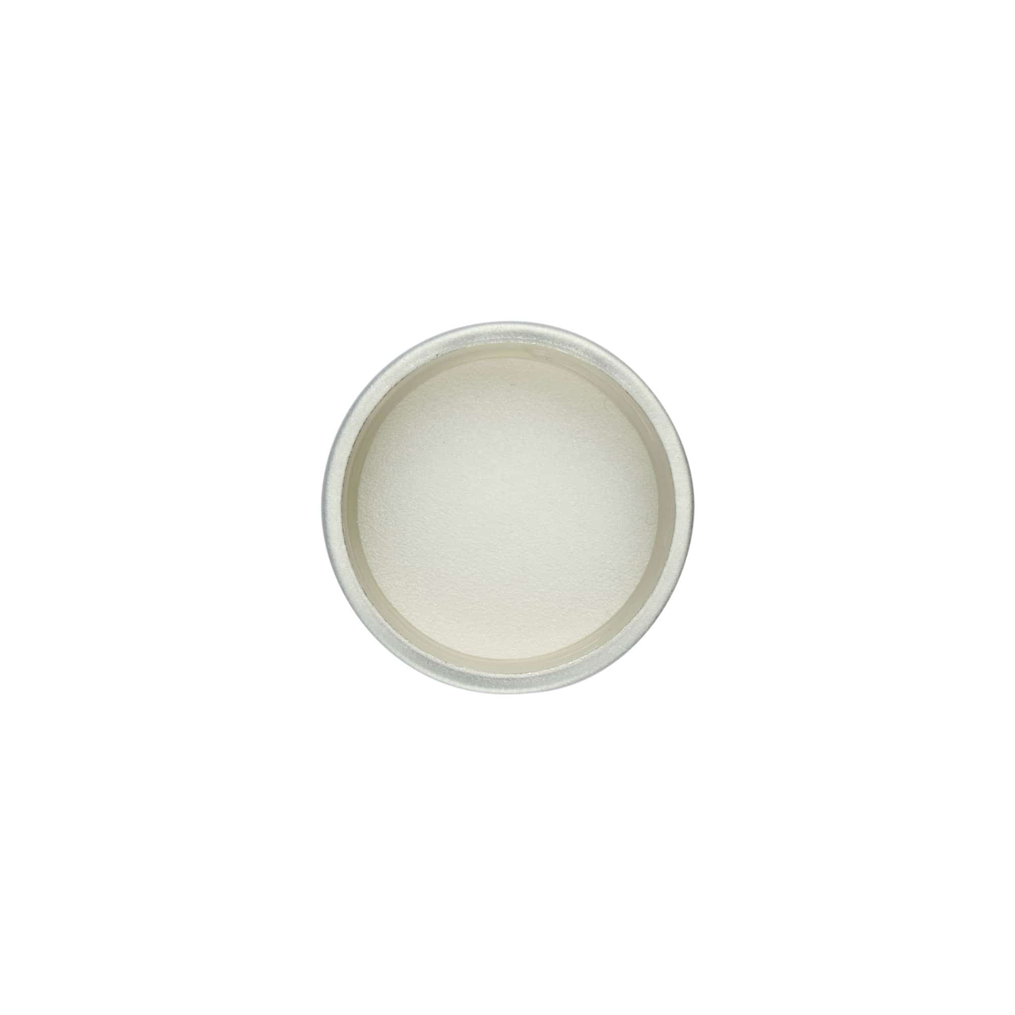 Bouchon à vis, métal, argenté, pour goulot : GPI 28/400