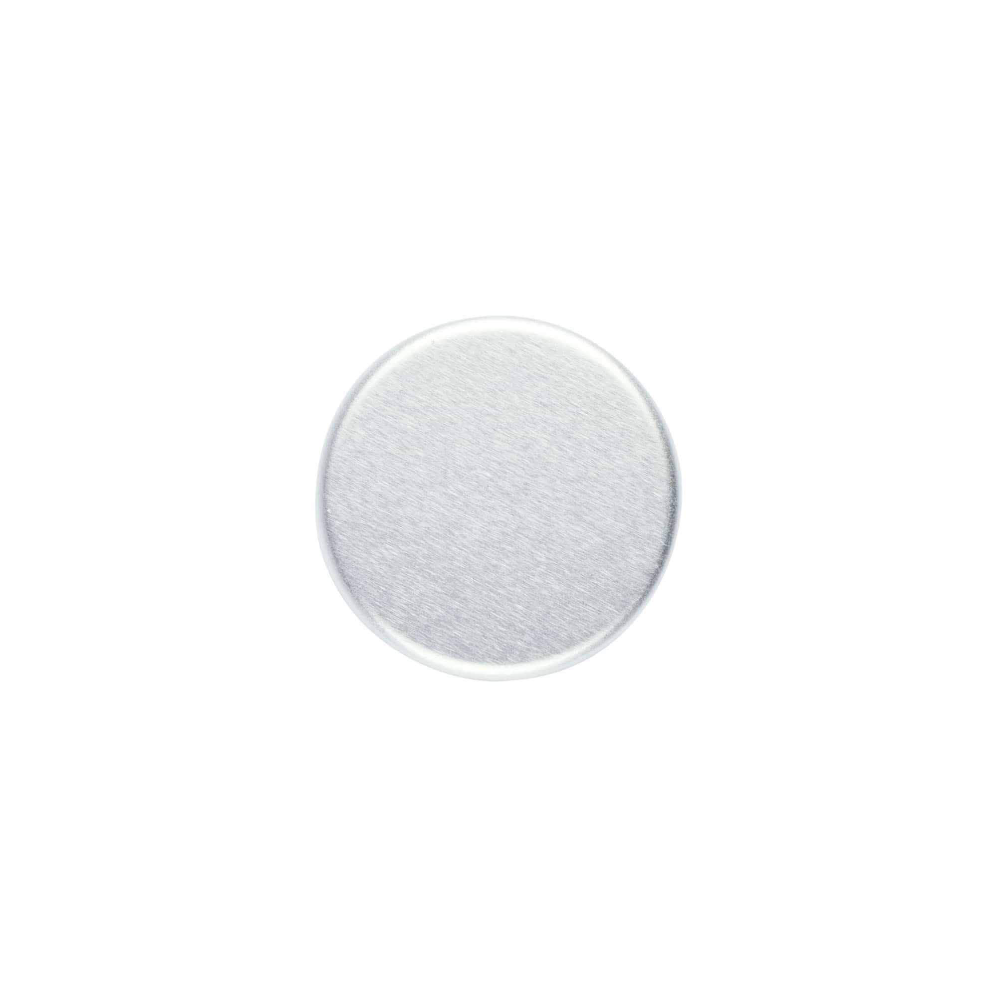 Schroefdop, metaal, zilver, voor opening: GPI 28/400 Schroefdop, metaal, zilver, voor opening: GPI 28/400