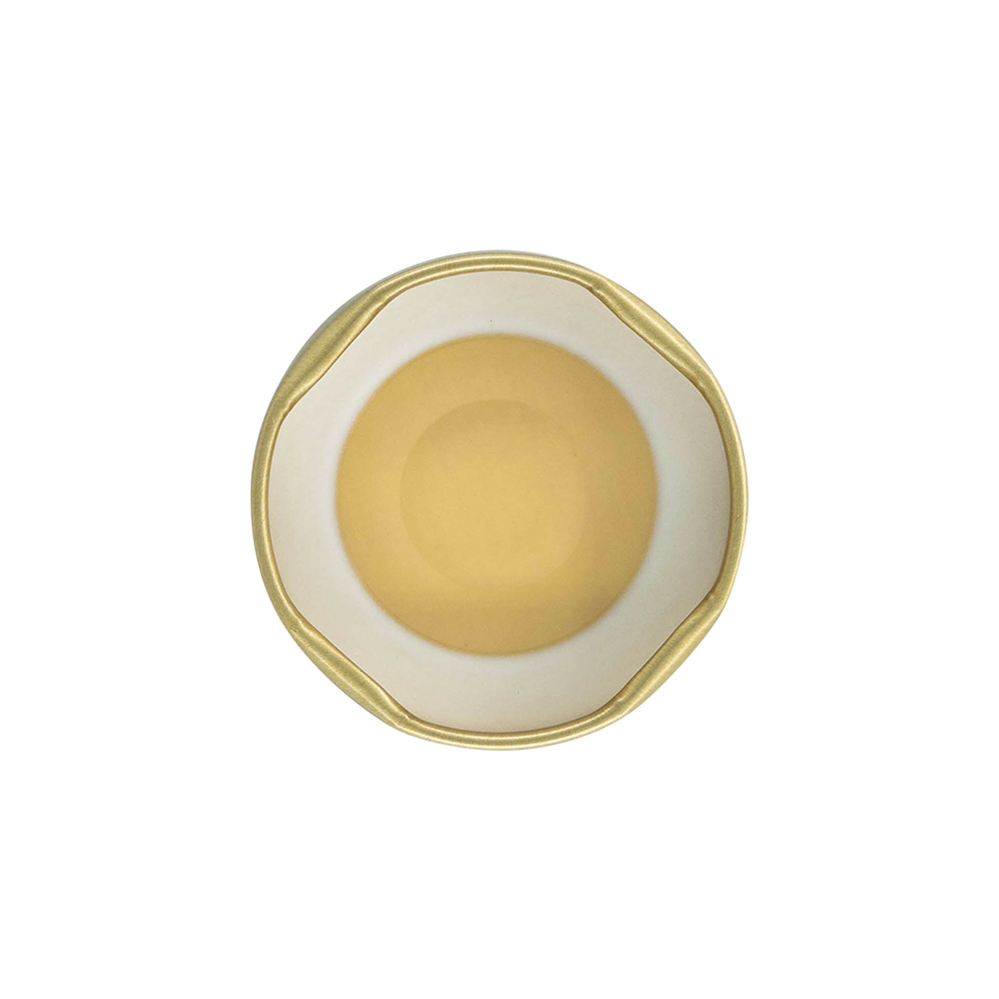 Couvercle Twist-Off, fer blanc, stérilisable, doré, pour bouchage: TO 43 Couvercle Twist-Off, fer blanc, stérilisable, doré, pour bouchage: TO 43