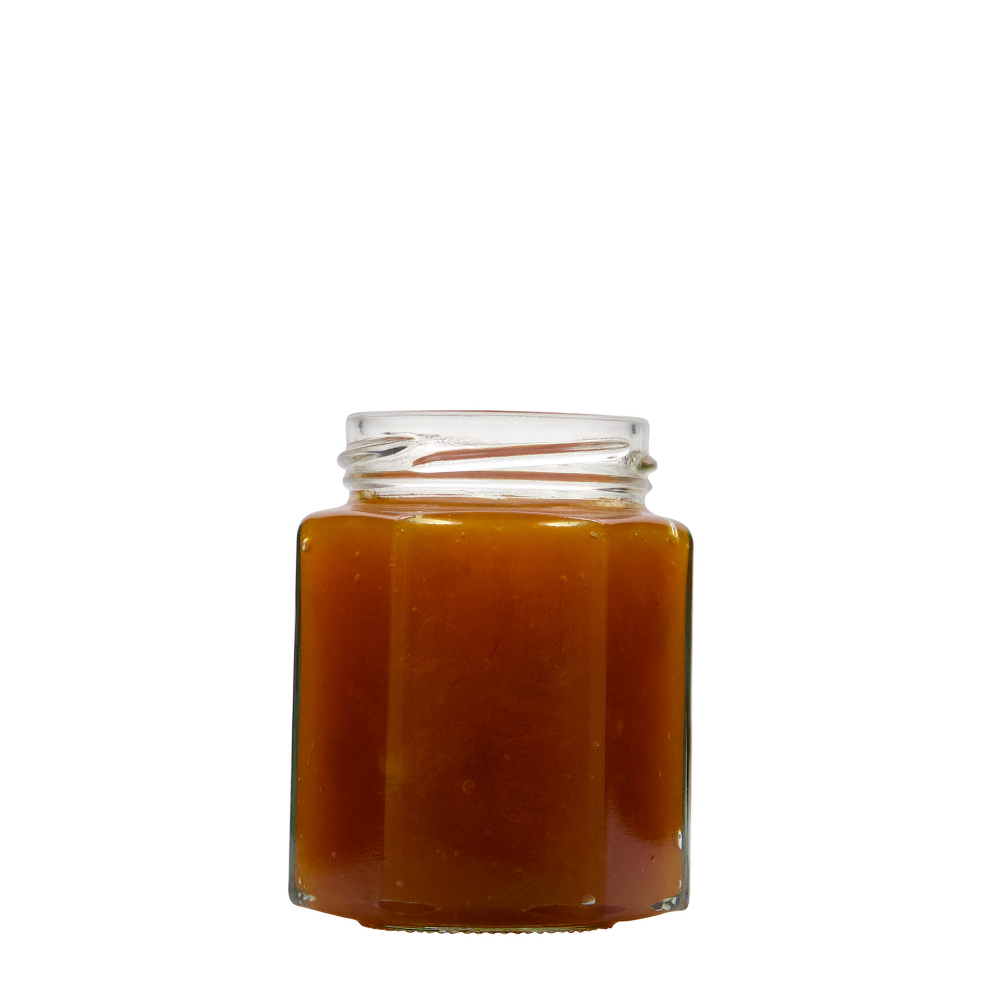 Bocal hexagonal 196 ml, bouchage: Twist-Off (TO 58) Bocal hexagonal 196 ml, bouchage: Twist-Off (TO 58)