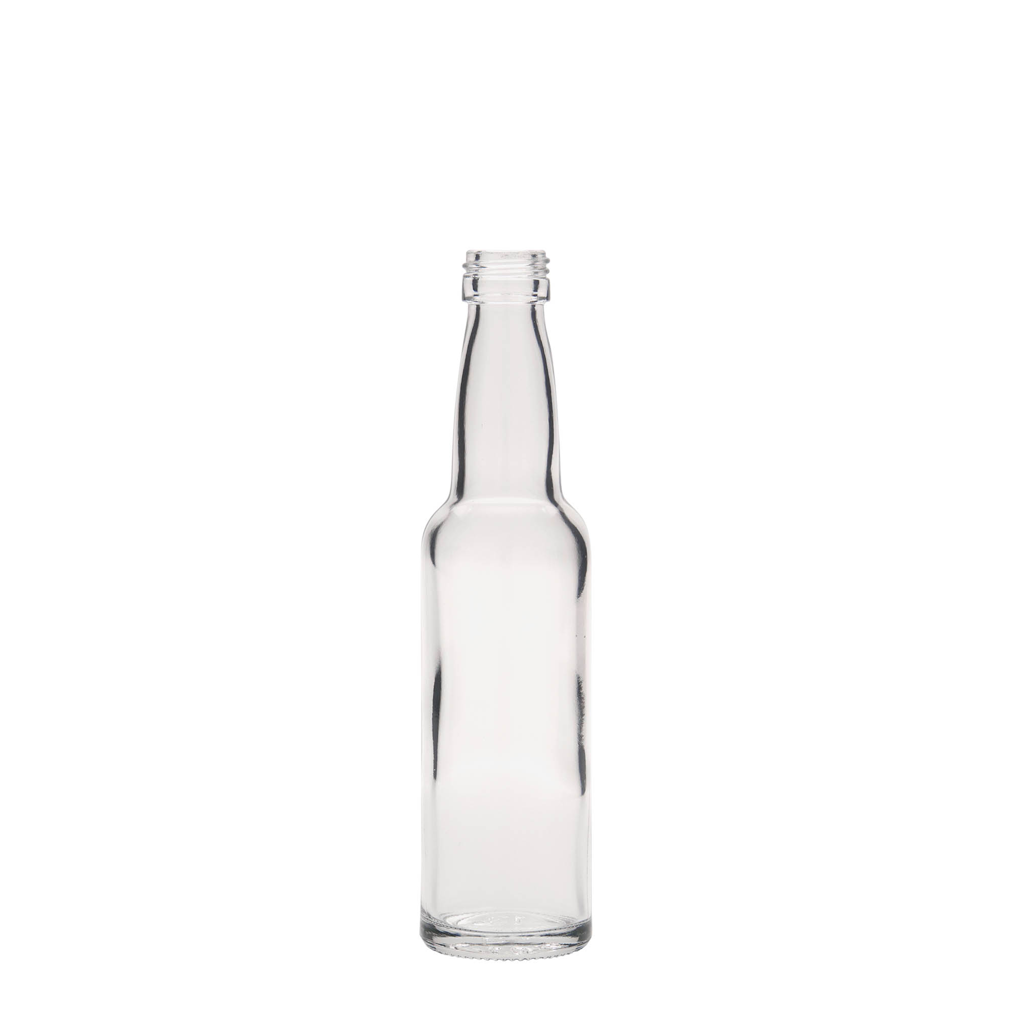 Glazen fles 'Proba', 100 ml, monding: PP 22 Glazen fles 'Proba', 100 ml, monding: PP 22