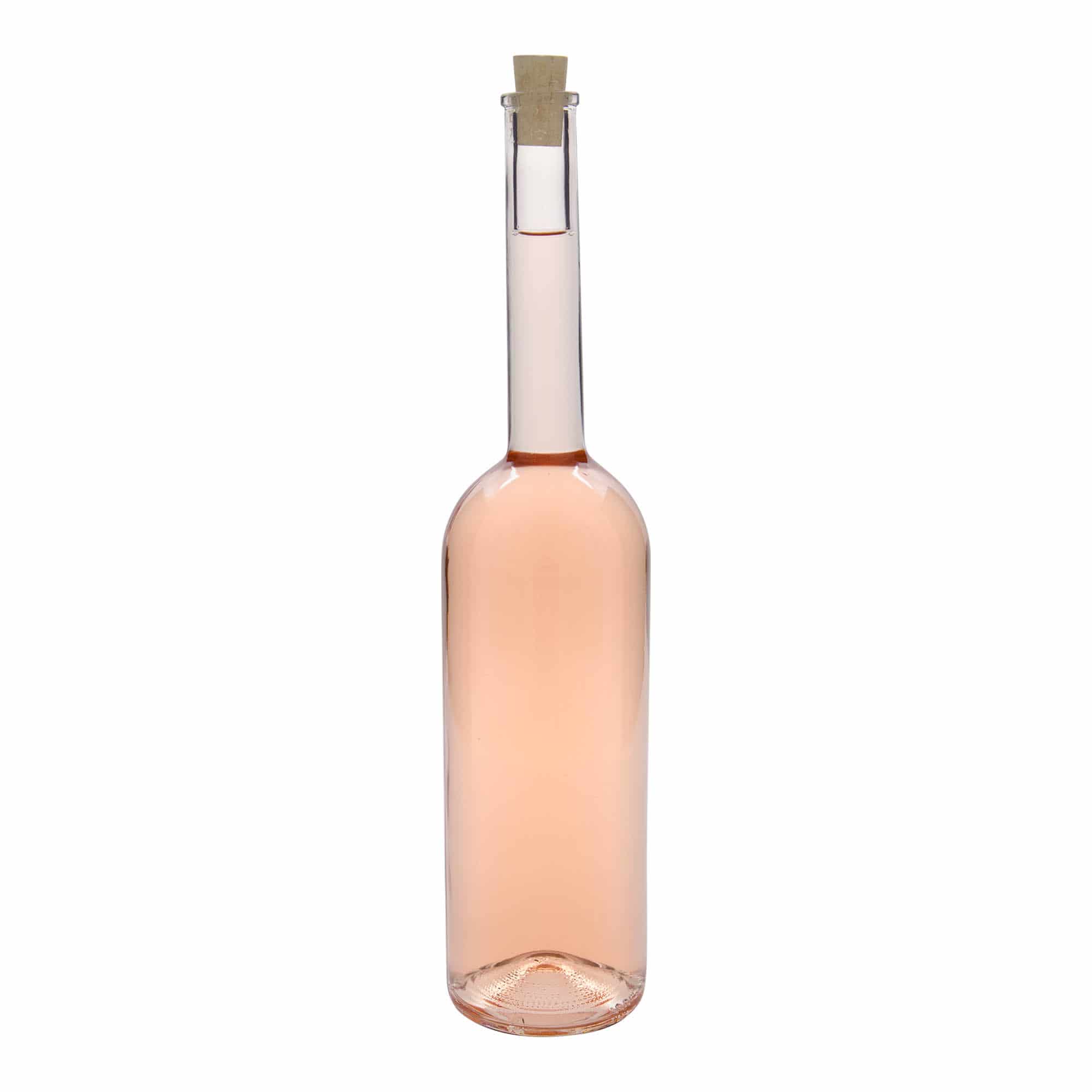 Glazen fles 'Opera', 1000 ml, monding: kurk