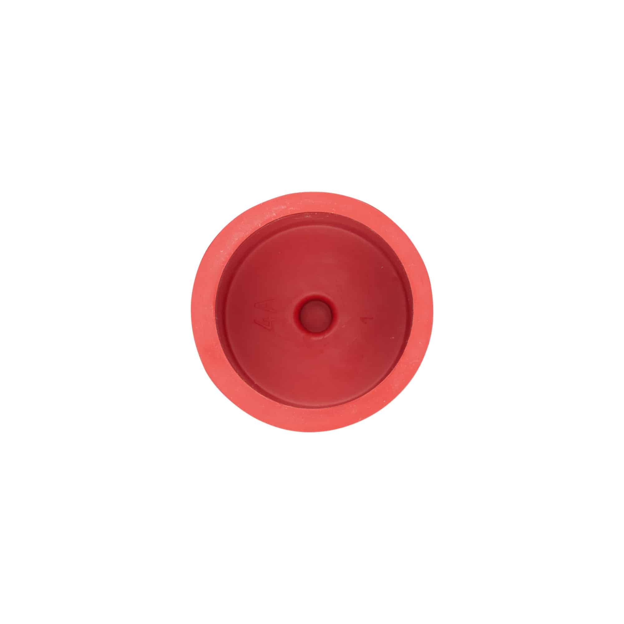 Mostkap type 4a, rubber, rood