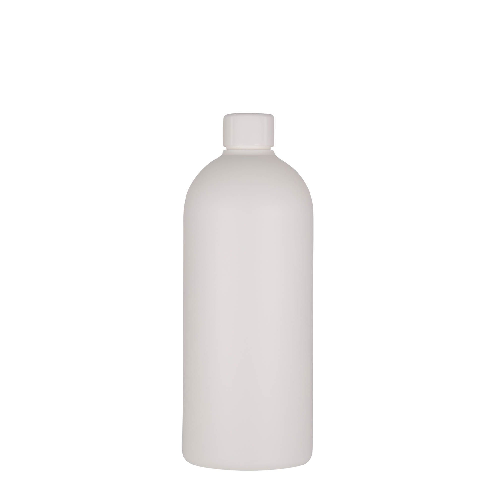 Plastic fles 'Tuffy', 500 ml, HDPE, wit, monding: GPI 24/410