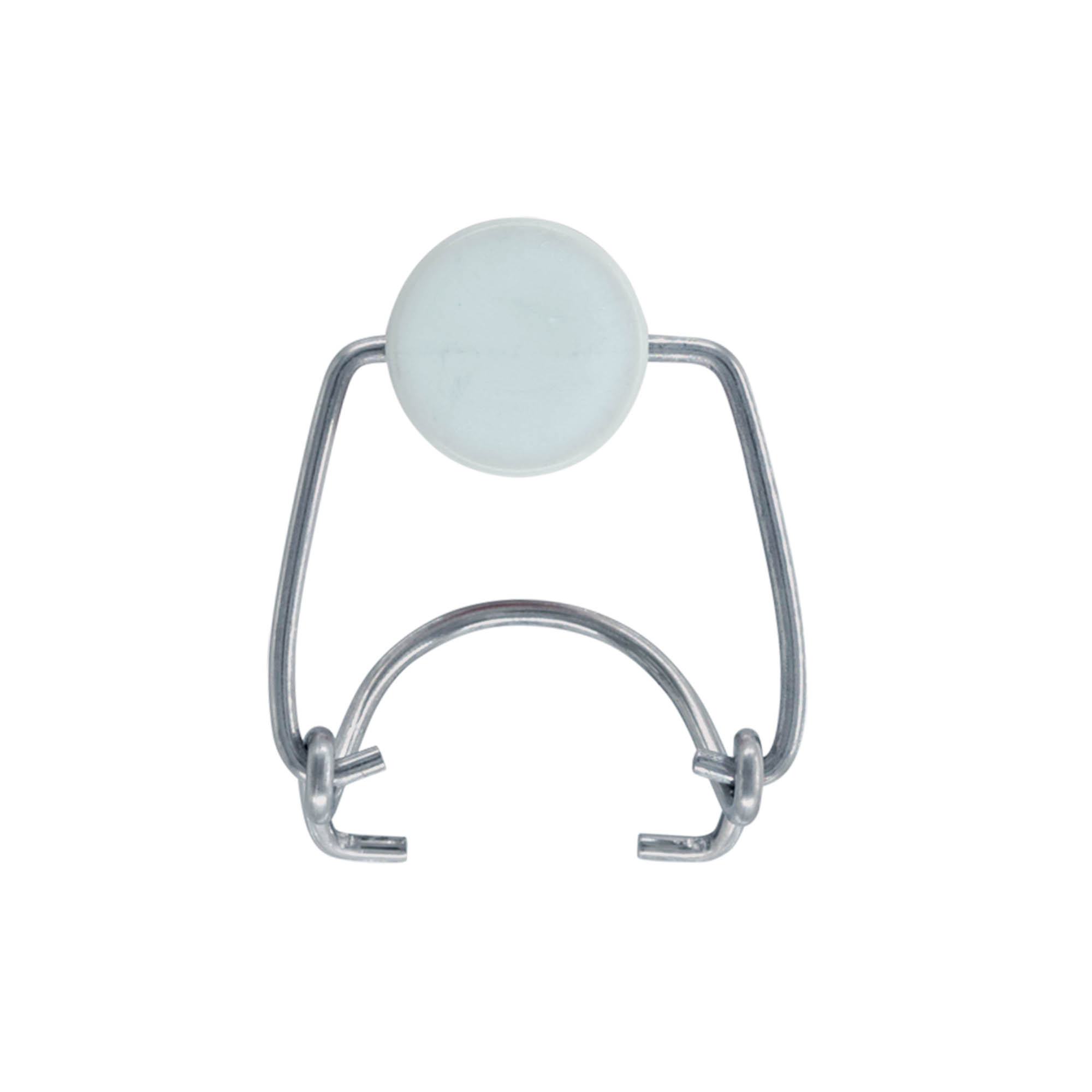 Bouchon mécanique standard, plastique, rouge-blanc Bouchon mécanique standard, plastique, rouge-blanc