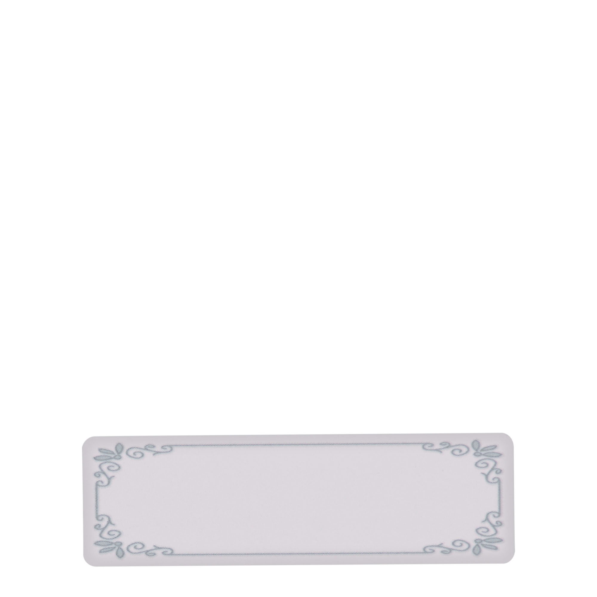Étiquettes usage spécial 'Cadre bleu', rectangulaire, papier, blanc-bleu