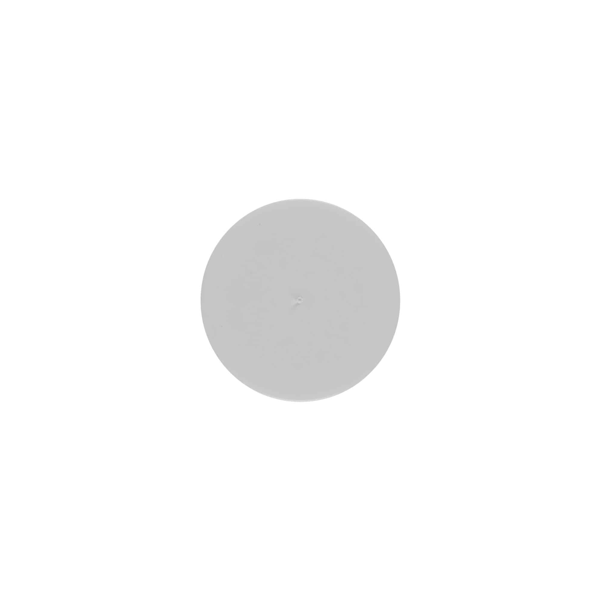 Couvertures pour 5 ml « Bianca », plastique PP, blanc