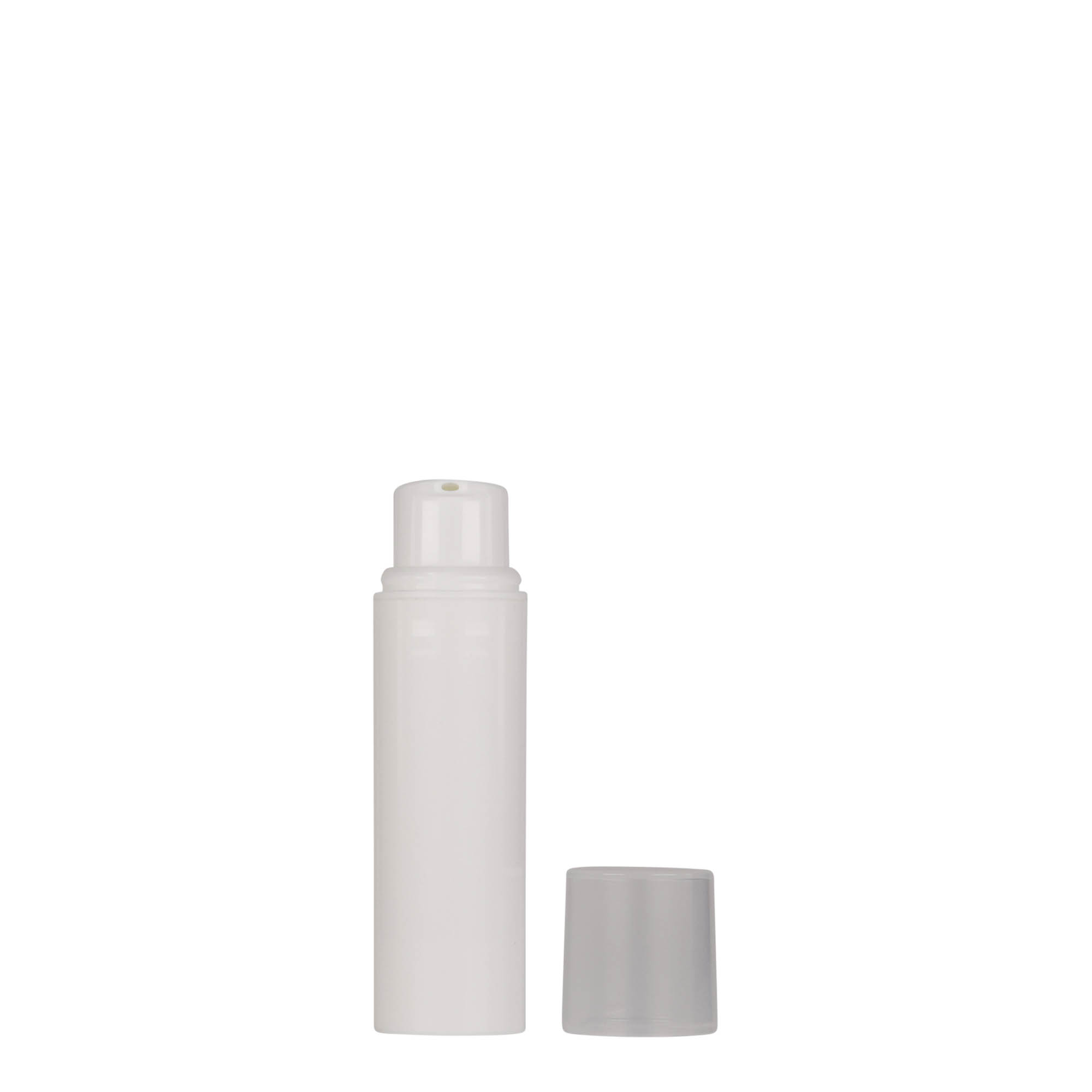 Flacon airless 10 ml 'Nano', plastique PP, blanc