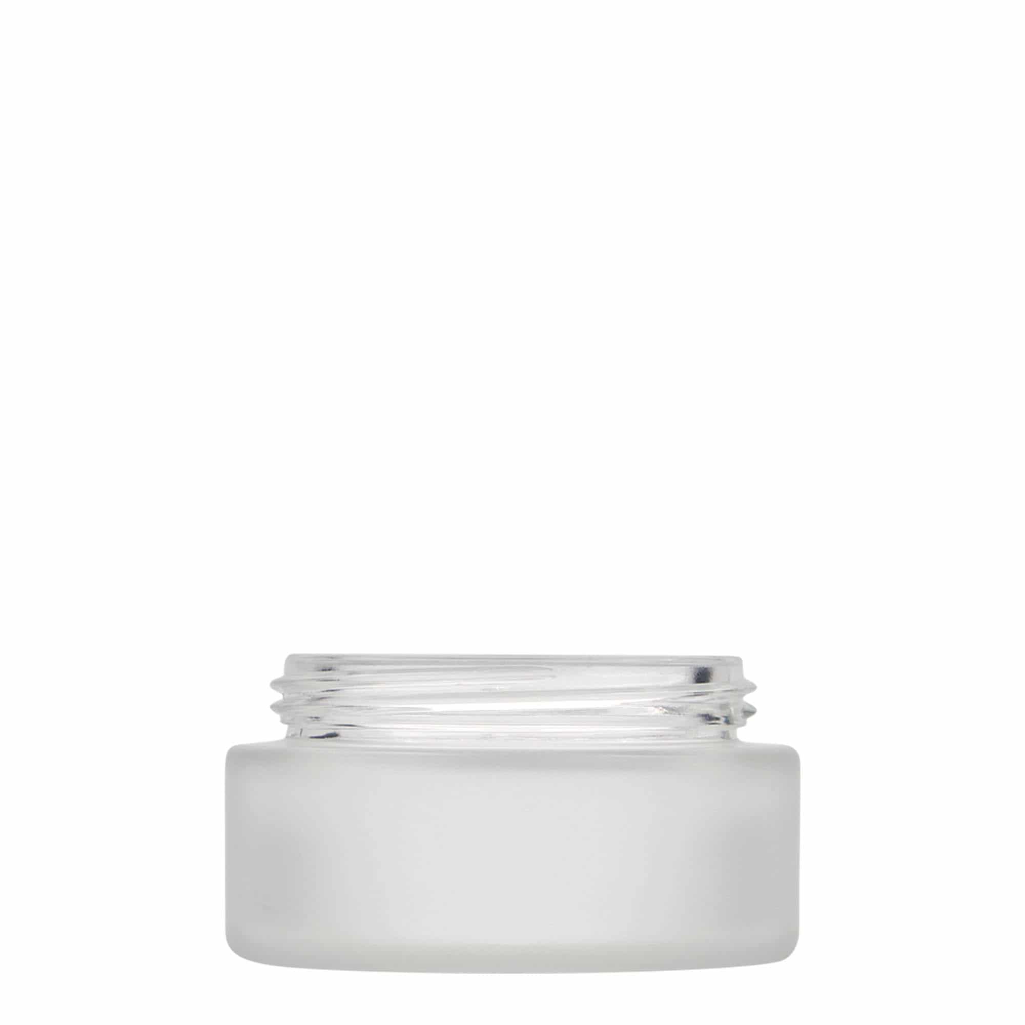 Potje 'Platin Edition', 100 ml, glas, gematteerd, monding: schroefsluiting Potje 'Platin Edition', 100 ml, glas, gematteerd, monding: schroefsluiting
