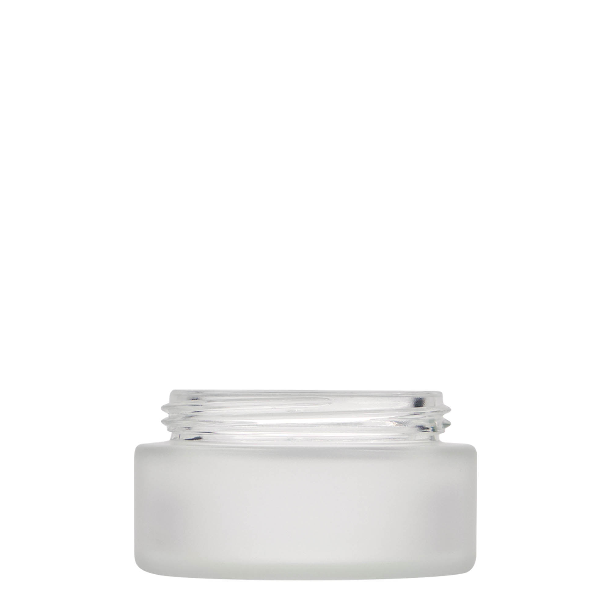 Potje 'Platin Edition', 100 ml, glas, gematteerd, monding: schroefsluiting Potje 'Platin Edition', 100 ml, glas, gematteerd, monding: schroefsluiting