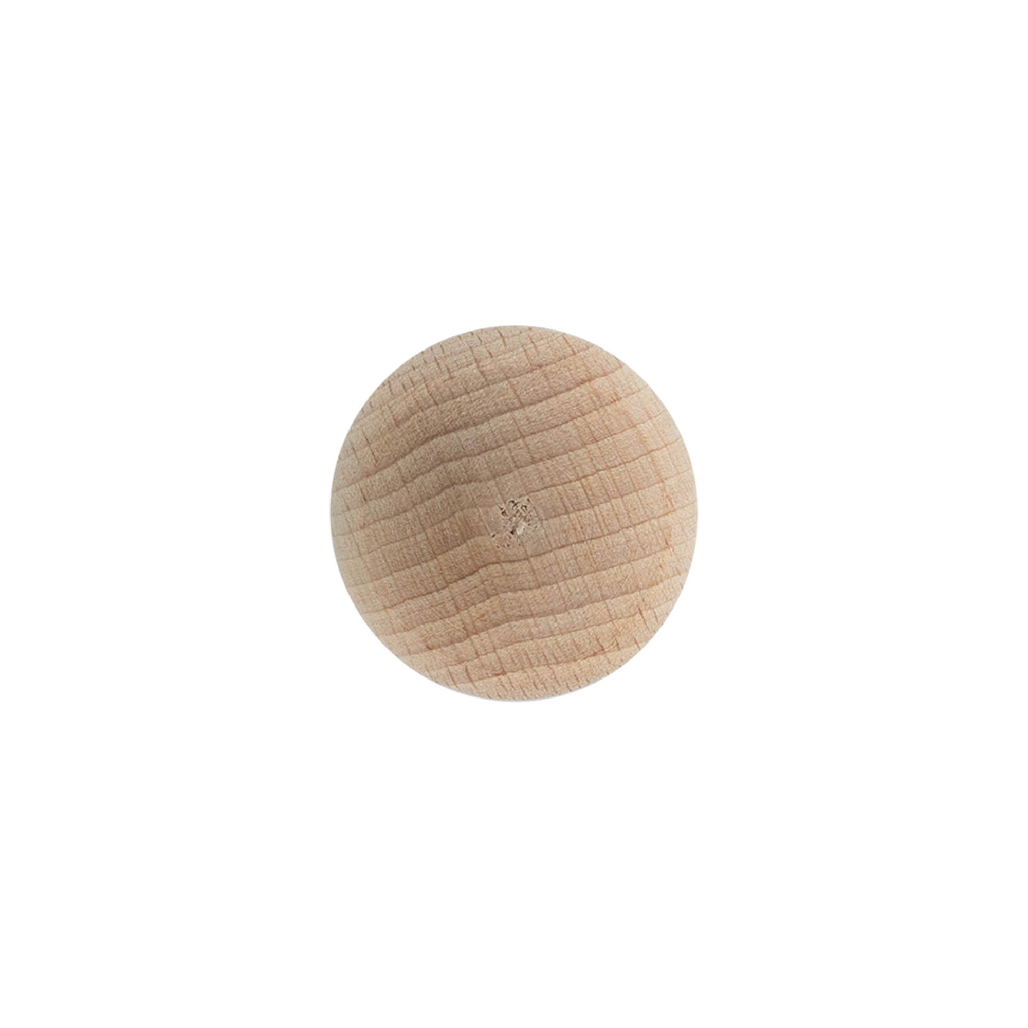 Dopkurk 'Bol', 19 mm, hout/kunststof, voor monding: kurk