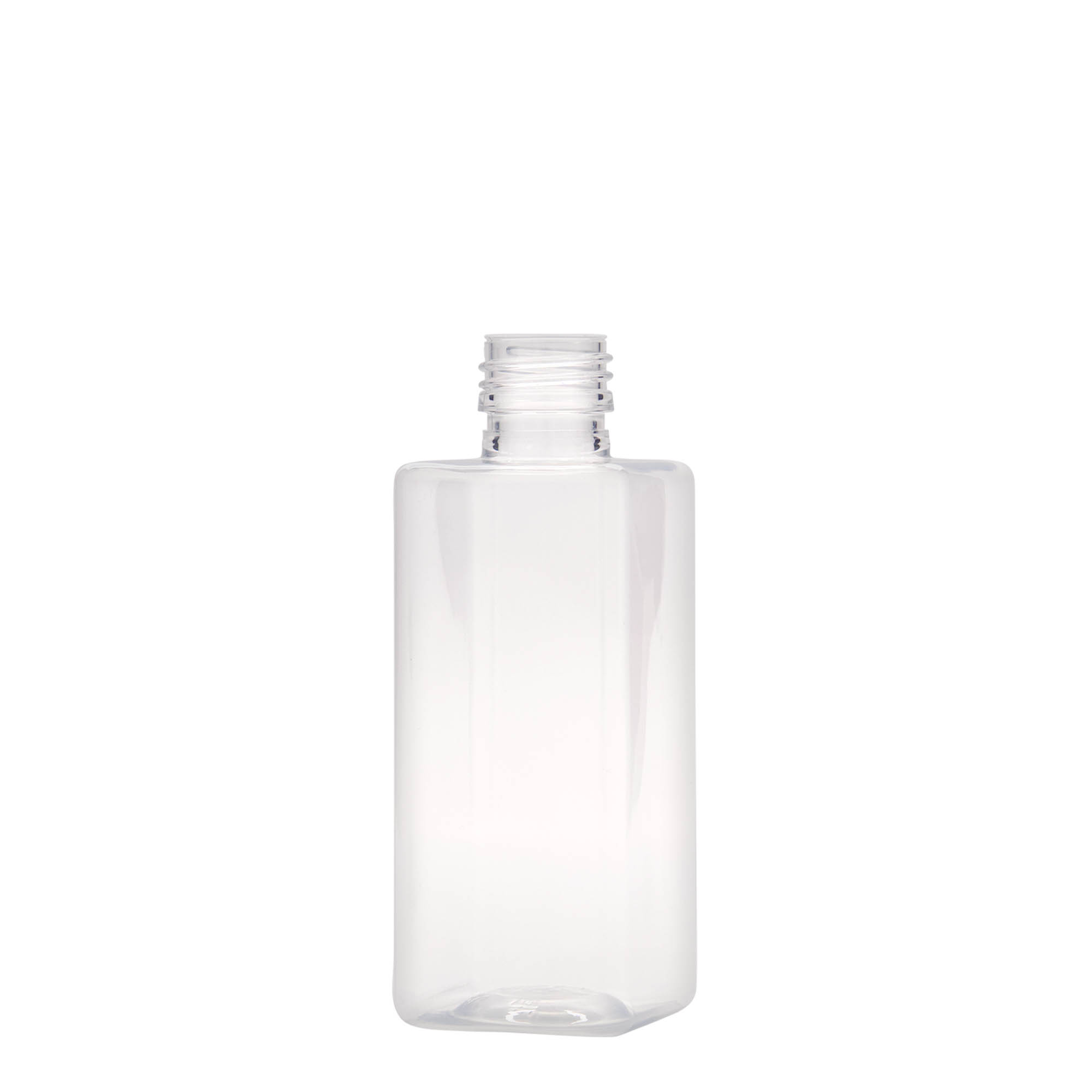 Bouteille en PET 250 ml 'Karl', carrée, plastique, bouchage: PP 28 Bouteille en PET 250 ml 'Karl', carrée, plastique, bouchage: PP 28